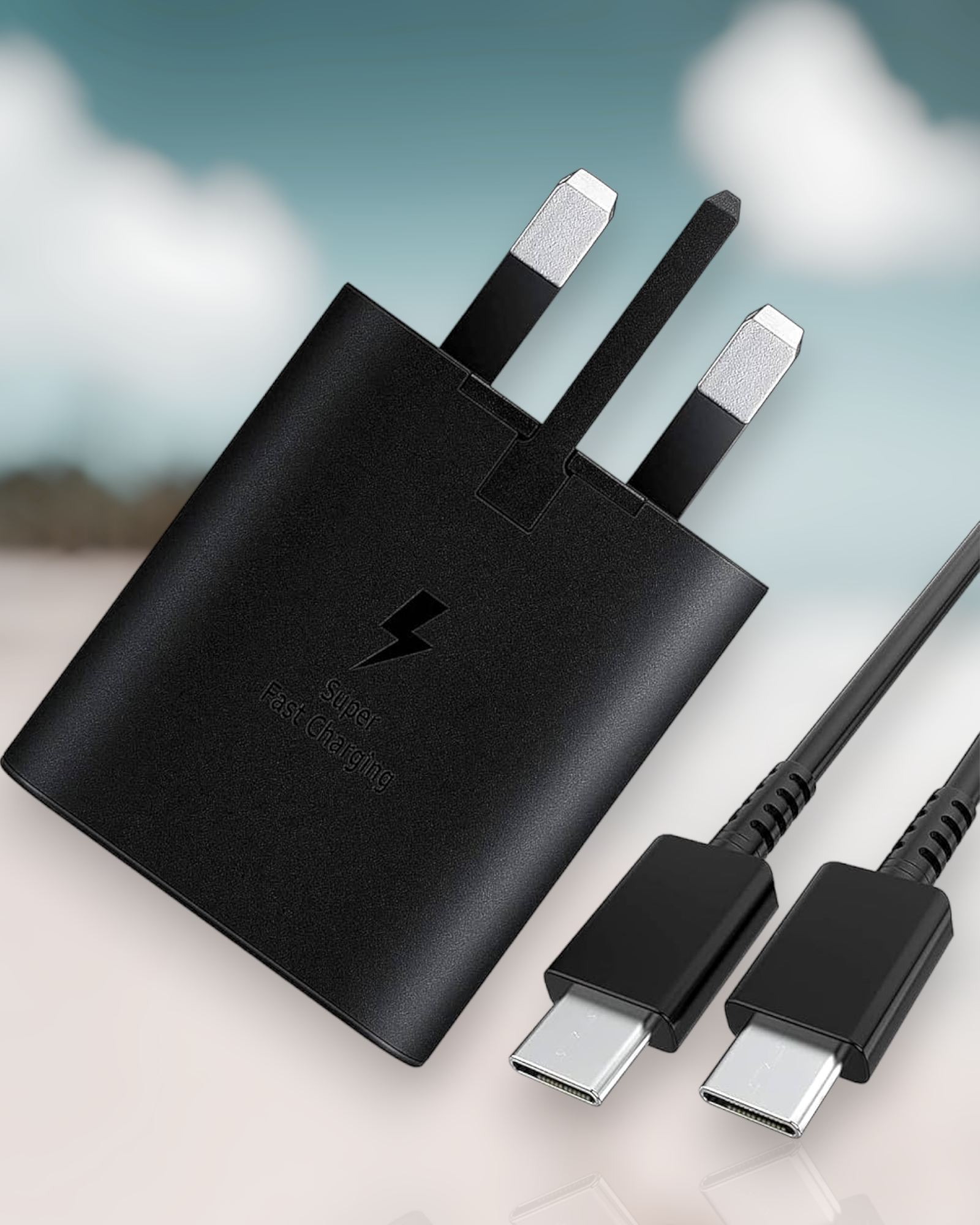 Samsung 25W USB-C to USB-C Cable PD Adapter - Fast and Efficient Charging Solution for Samsung Devices