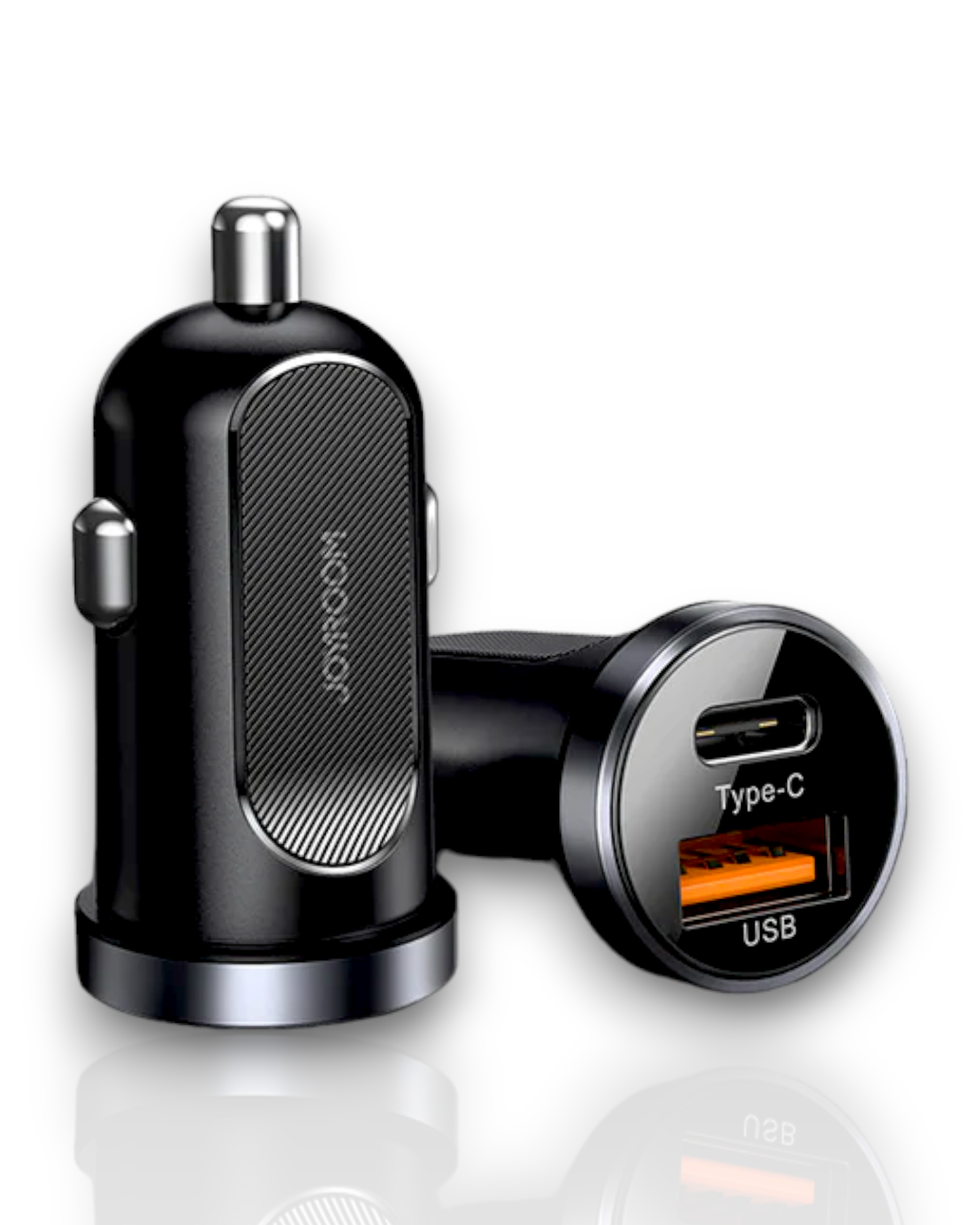 JOYROOM JR-C-A08 Mini Dual-Port 30W Smart Car Charger PD+QC3.0