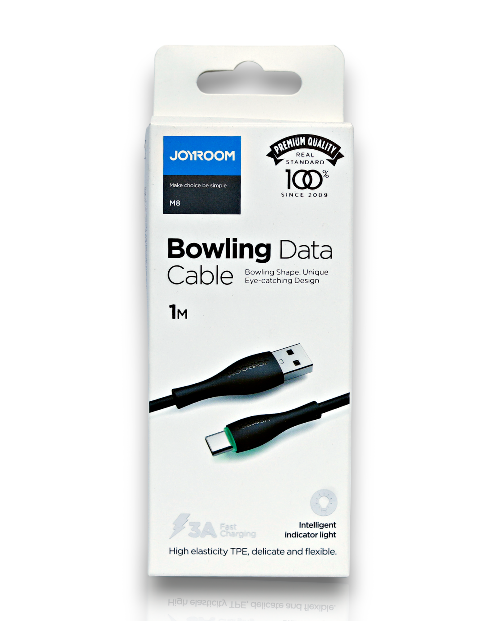 Joyroom Bowling Data Cable M8 USB-C 3A: Fast Charging & Stylish Design