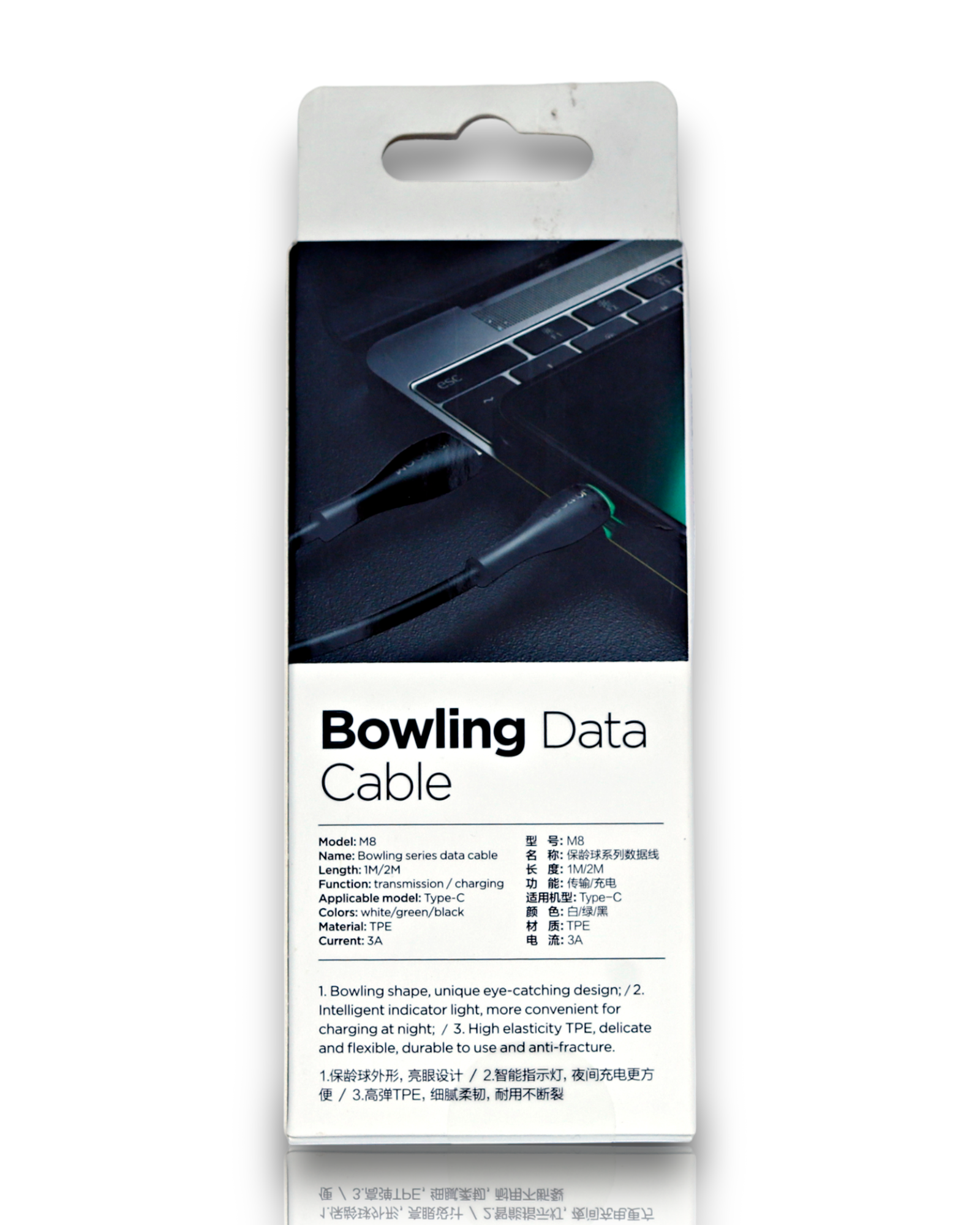 Joyroom Bowling Data Cable M8 USB-C 3A: Fast Charging & Stylish Design