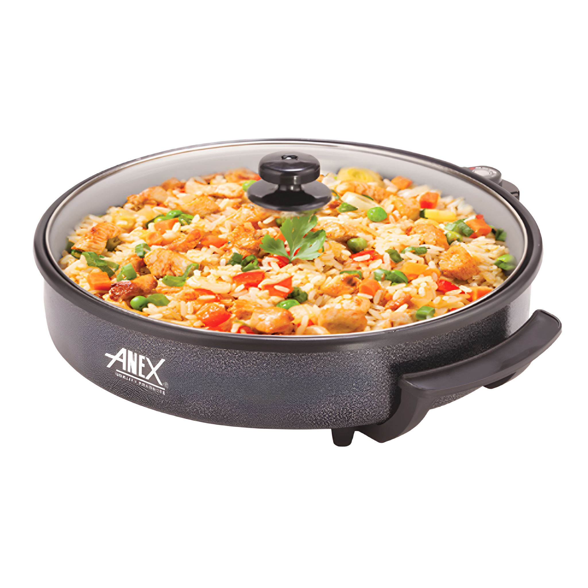 Anex AG-3064 Multipurpose Pizza Pan - Ideal for Cooking, Serving, and Storing