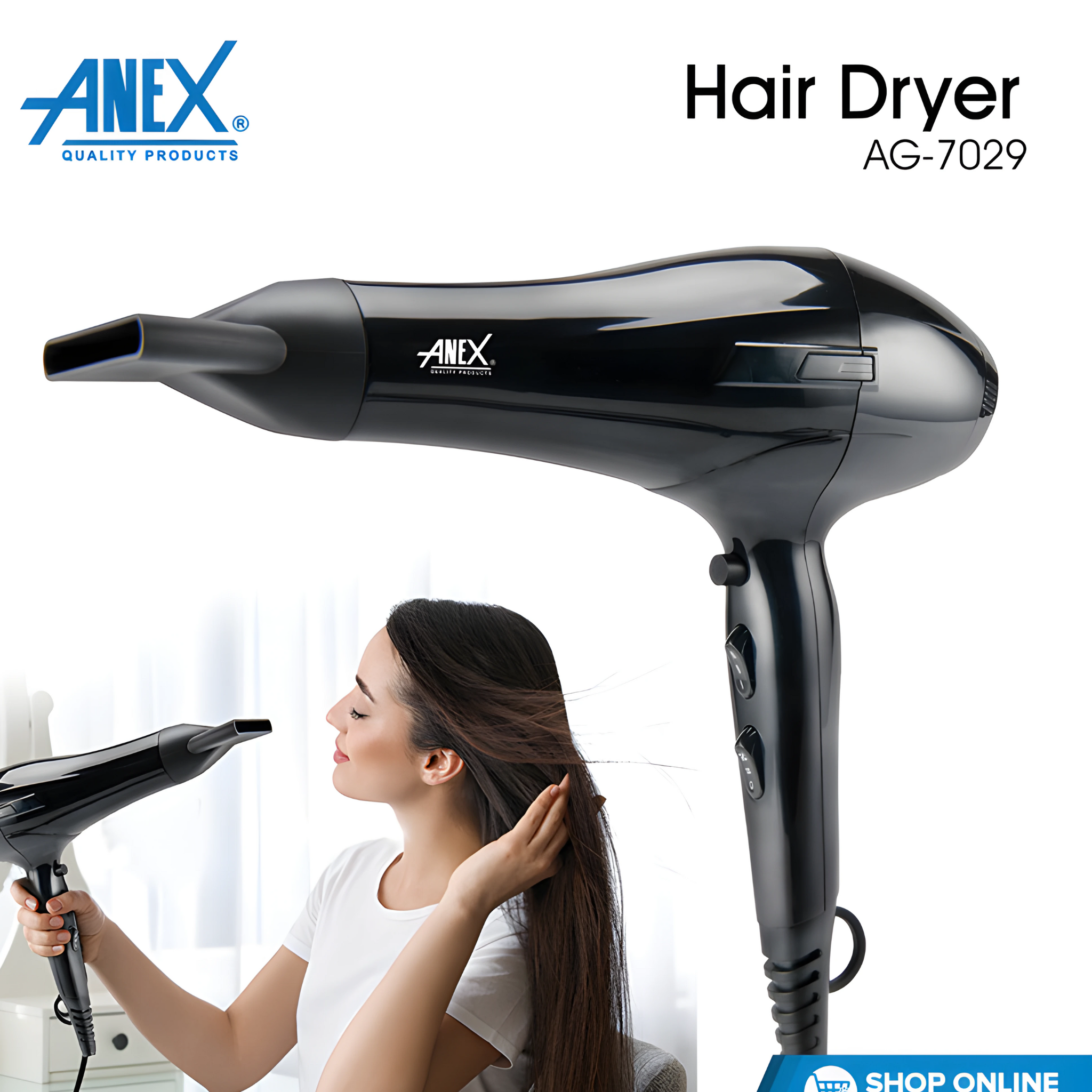 Anex AG-7029 Electric Hair Dryer