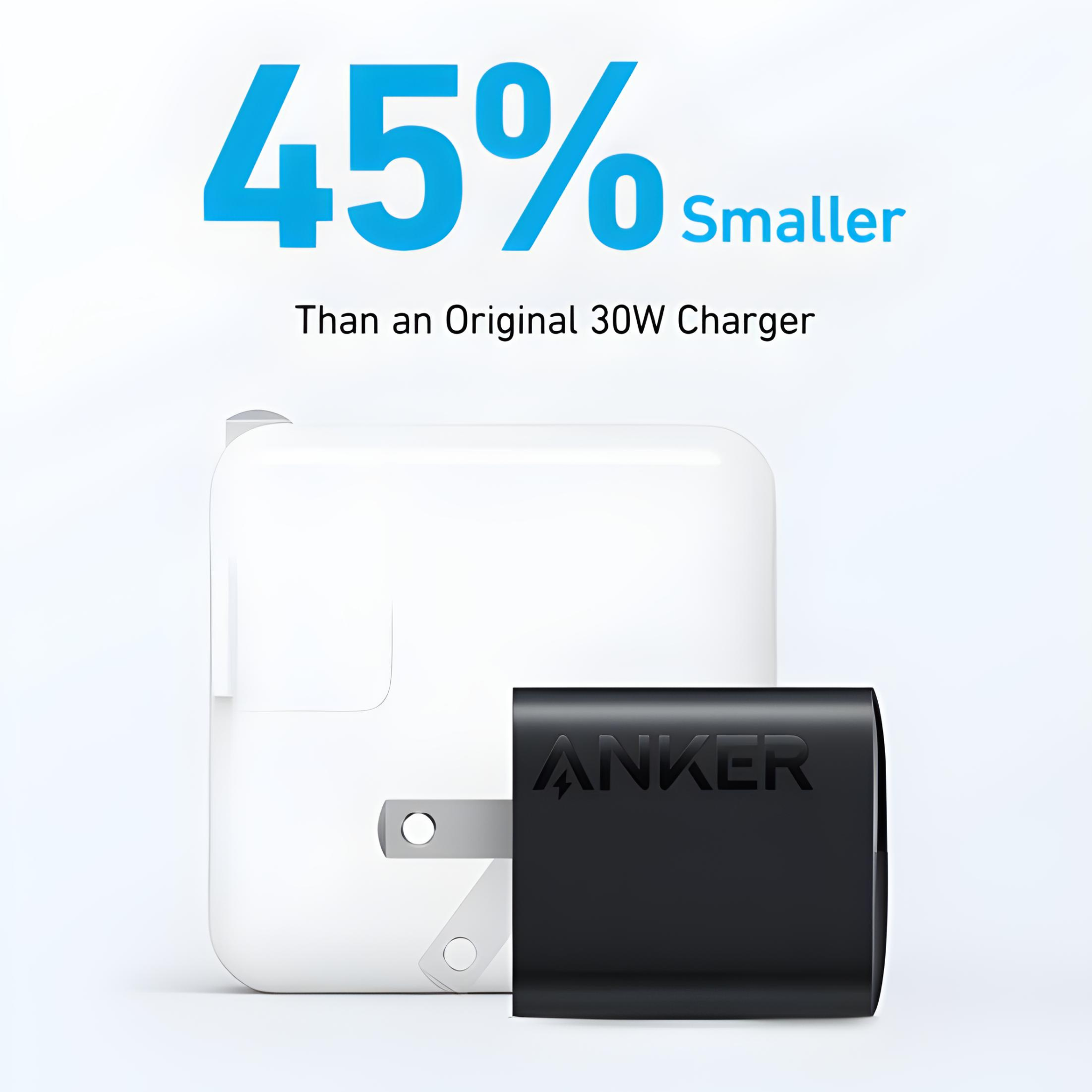 Anker 323 Charger (33W) - Fast and Portable USB-C Power Delivery Charger