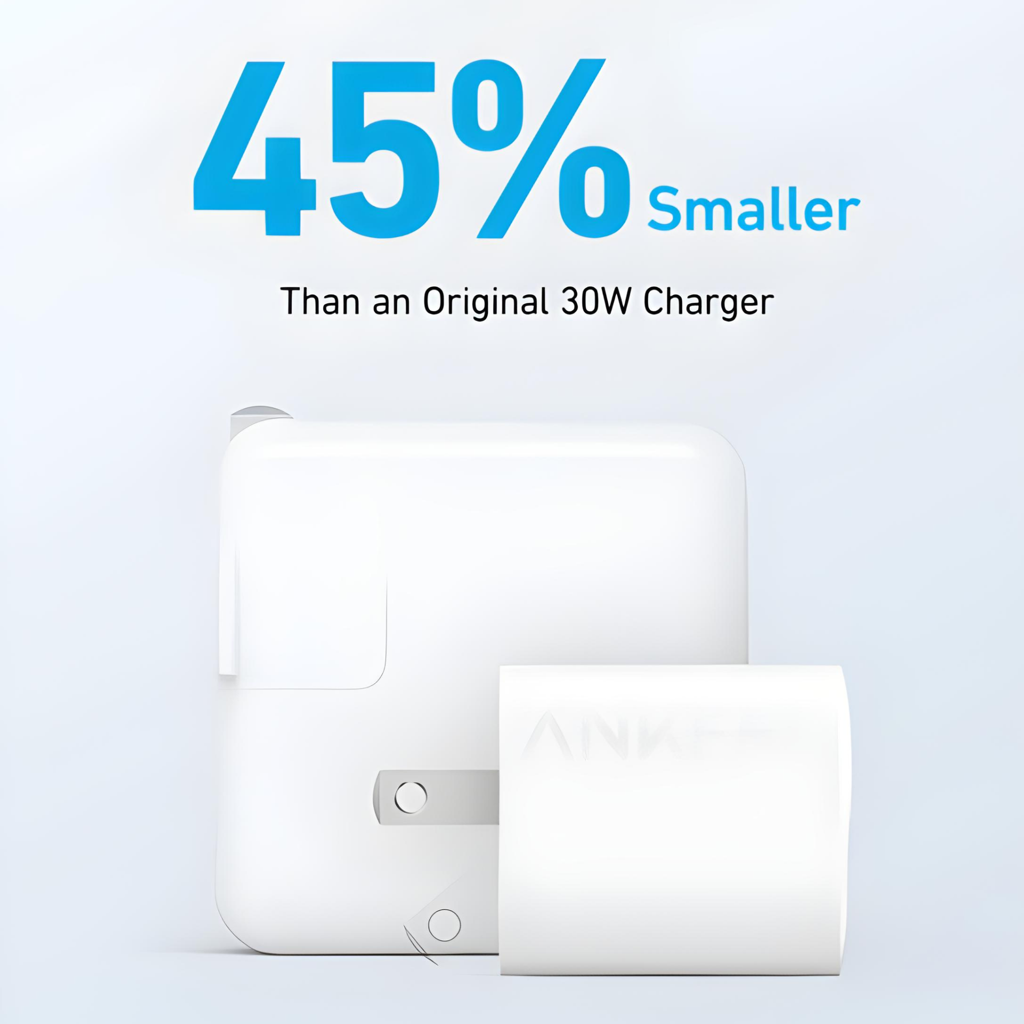 Anker 323 Charger (33W) - Fast and Portable USB-C Power Delivery Charger