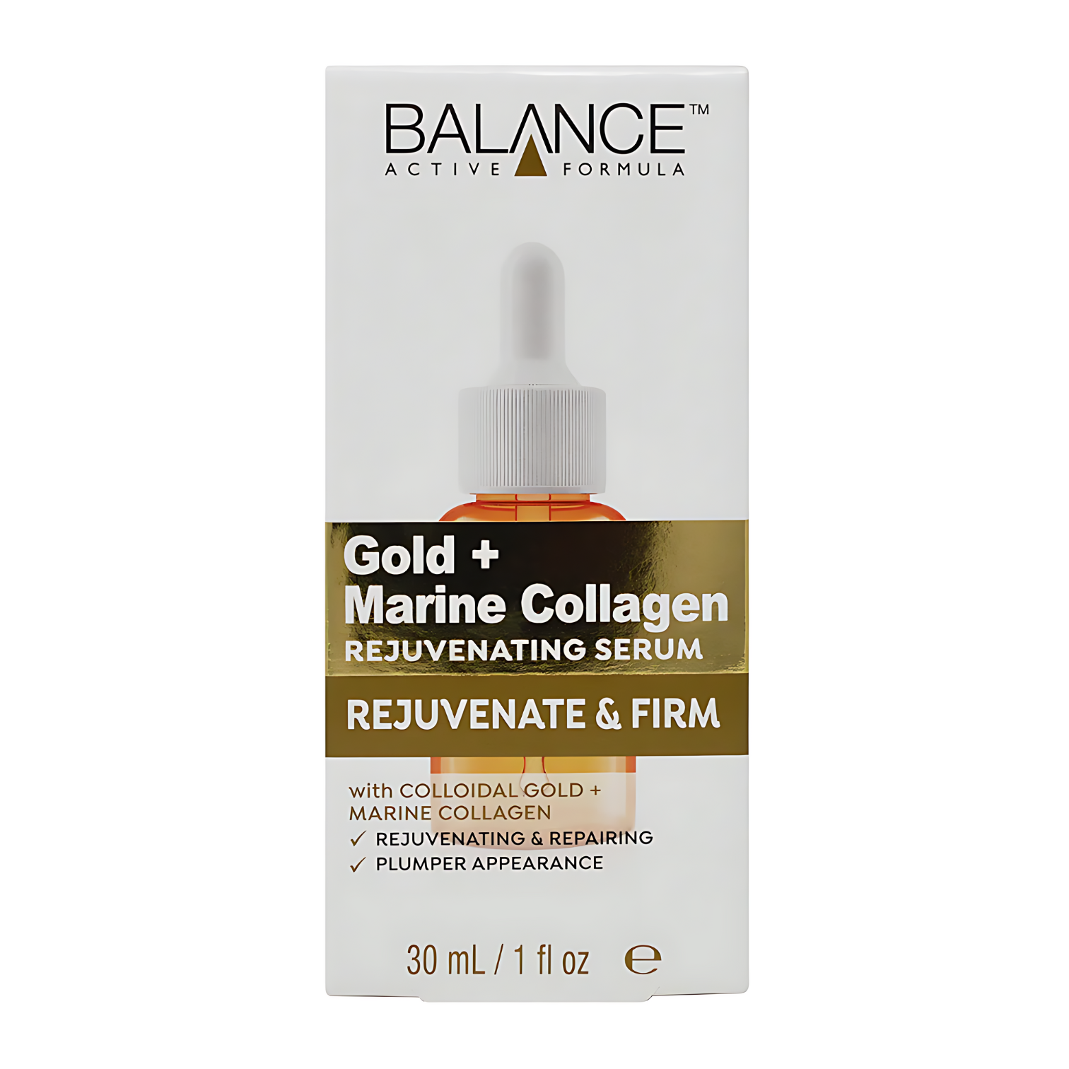 Balance Gold + Marine Collagen Rejuvenate and Firm Serum 30ml