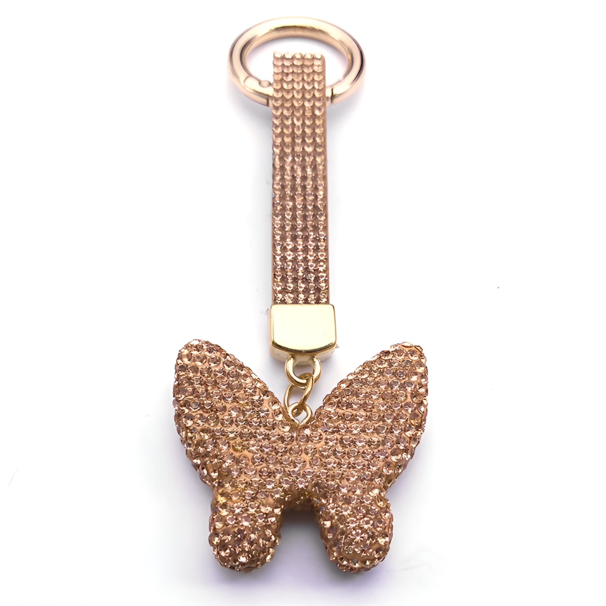 Butterfly Diamond Key Ring, Glitter Key Ring for Women and Girls