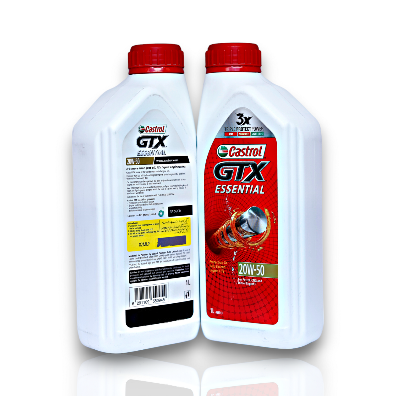 CASTROL GTX Essential 20W-50 Engine Oil 1L