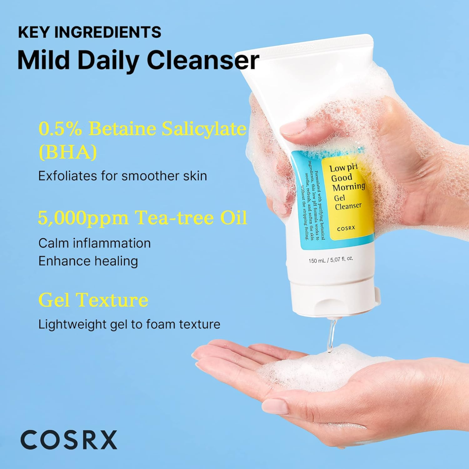 COSRX Low pH Good Morning Gel Cleanser 150ml