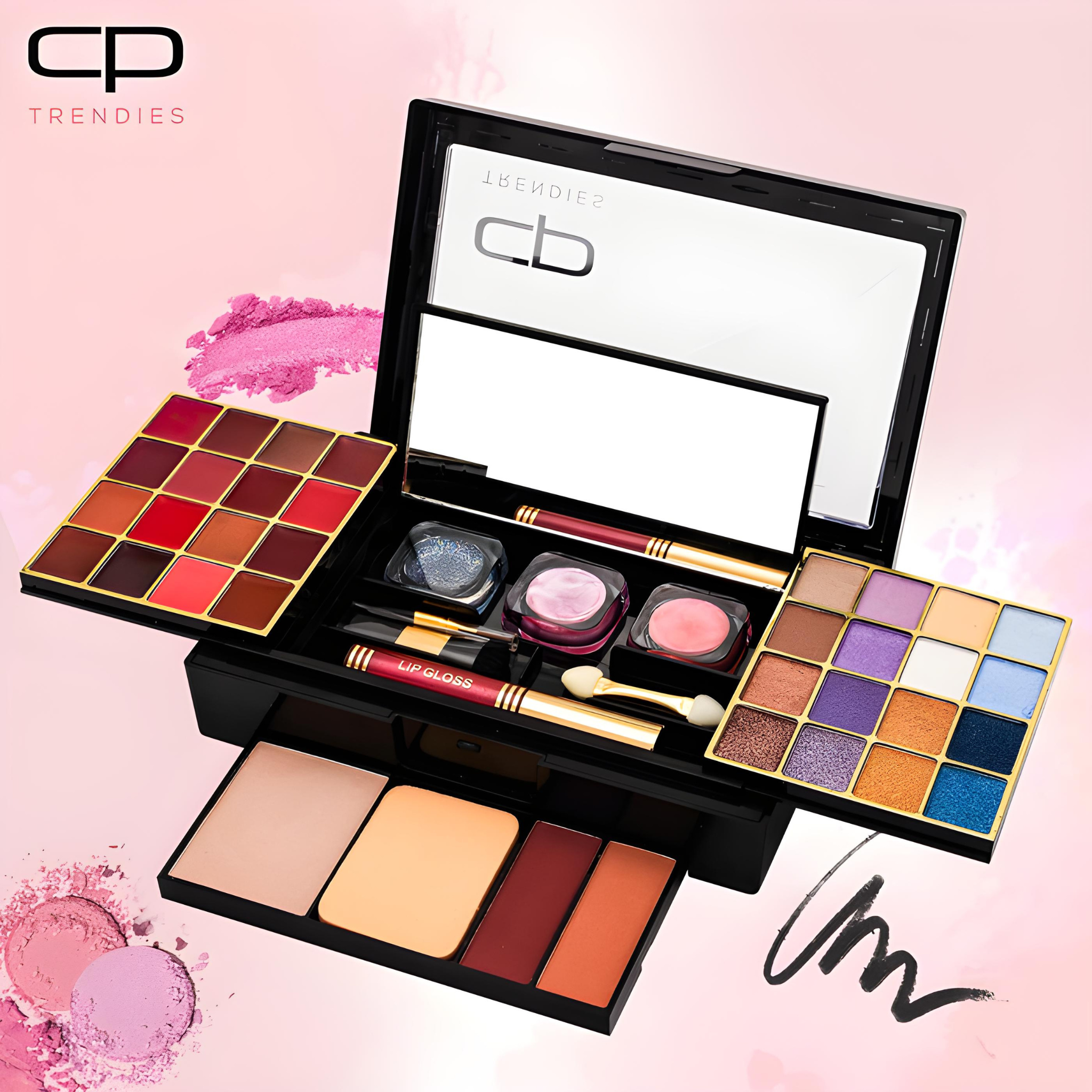 CP Trendies Makeup Kit 82 – ELEGANT - Ultimate Color - Gift Set for Women/Girls | All-in-One Makeup Kit for a Radiant, Elegant Look