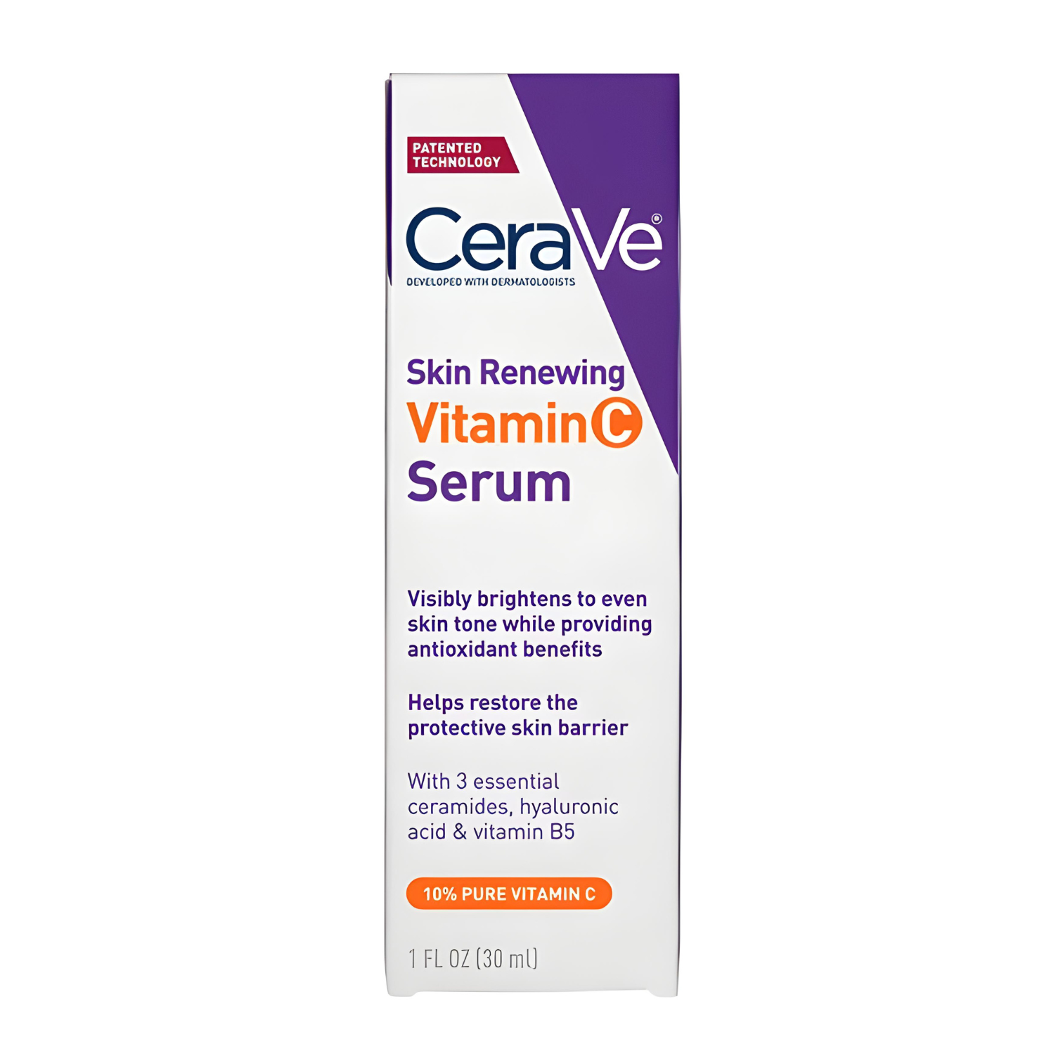 CeraVe Skin Renewing Vitamin C Serum 30ml - Improve skin elasticity and firmness