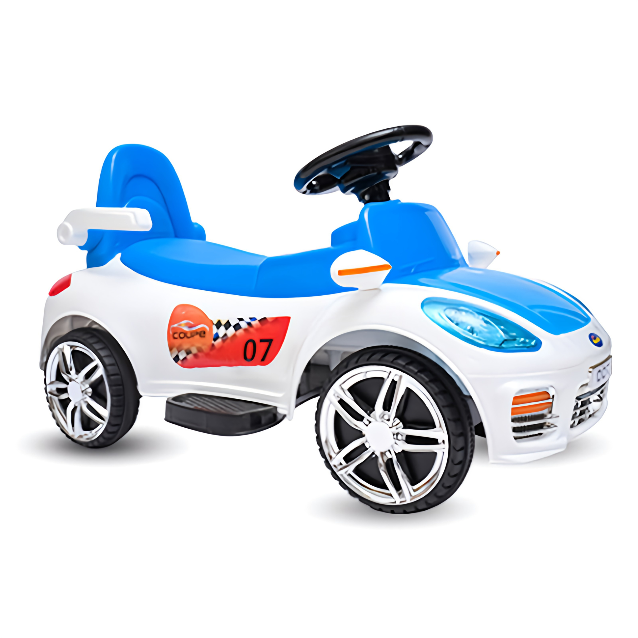 Coupe Battery Operated Kids Electric Car - Blue