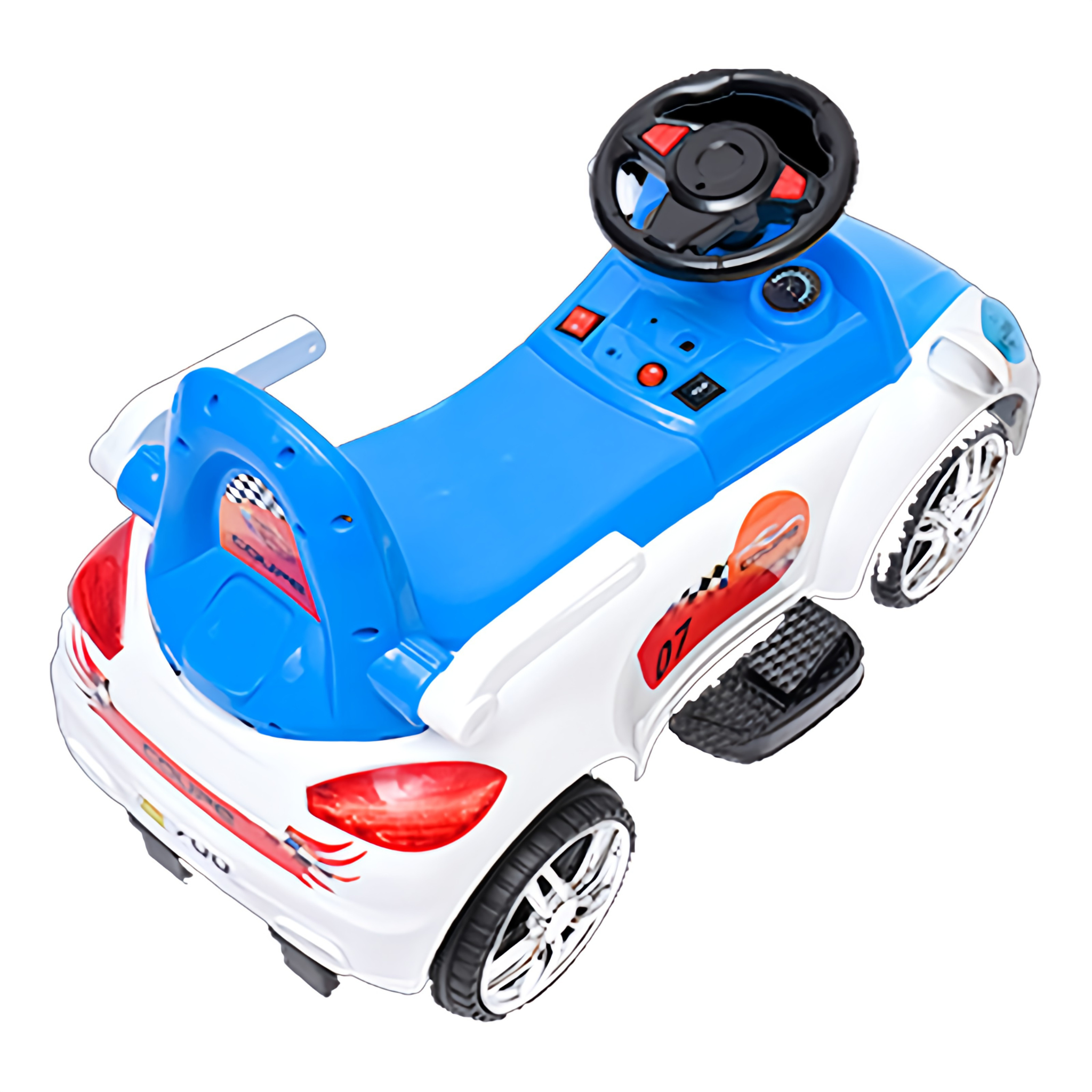 Coupe Battery Operated Kids Electric Car - Blue