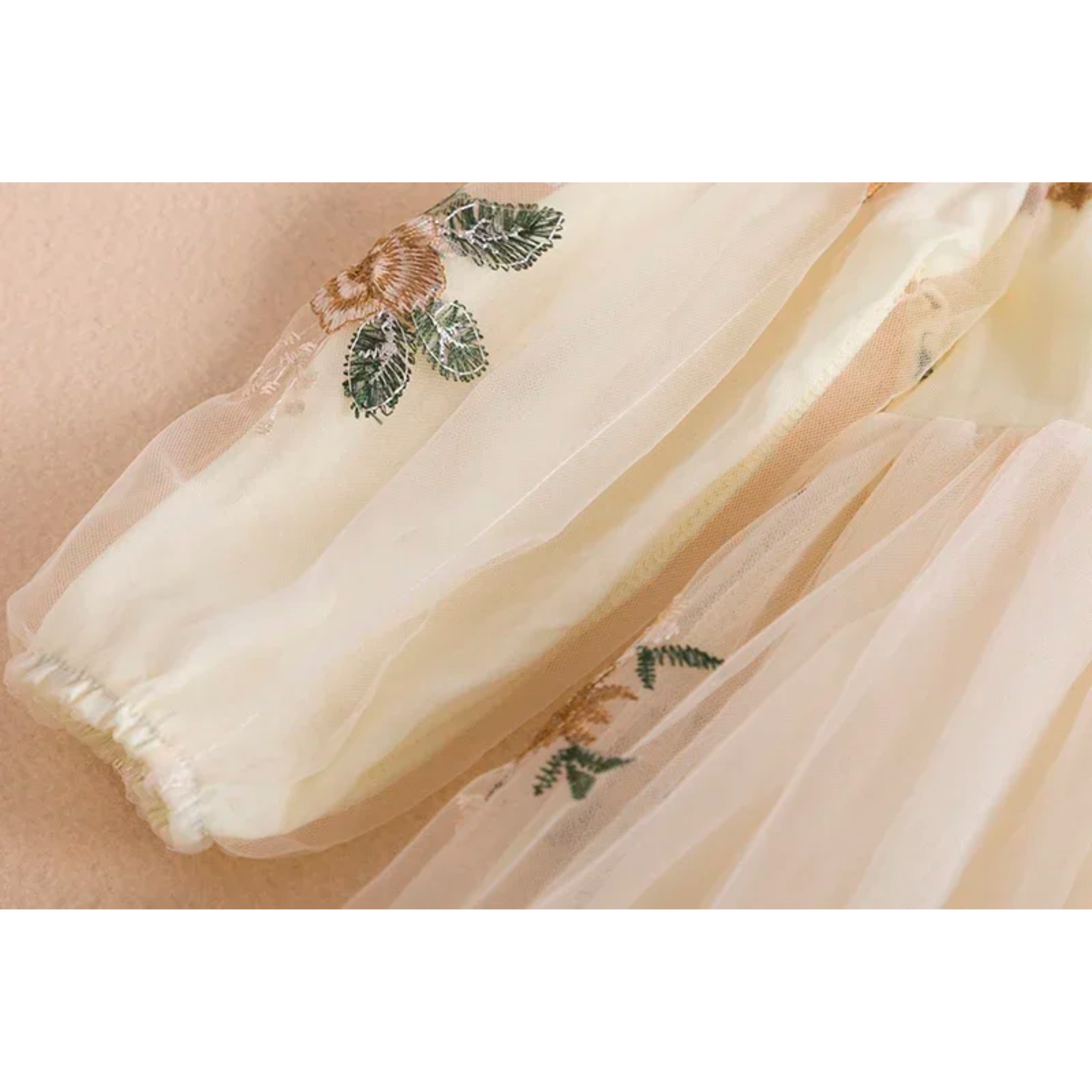 Elegant Girl Embroidery Flower Girl Dresses for Wedding Autumn Winter