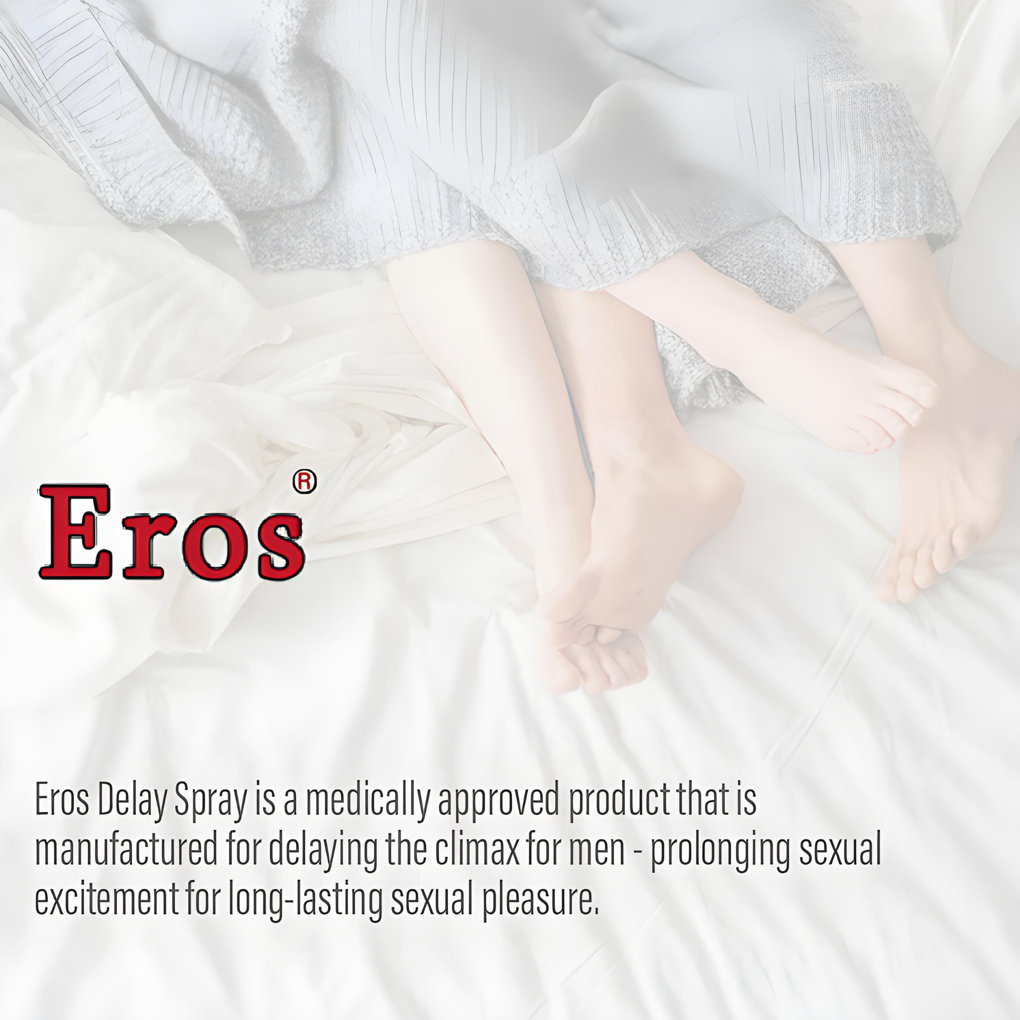 Eros Delay Spray 14 ml - For Men | Prolong Pleasure and Delay Climax