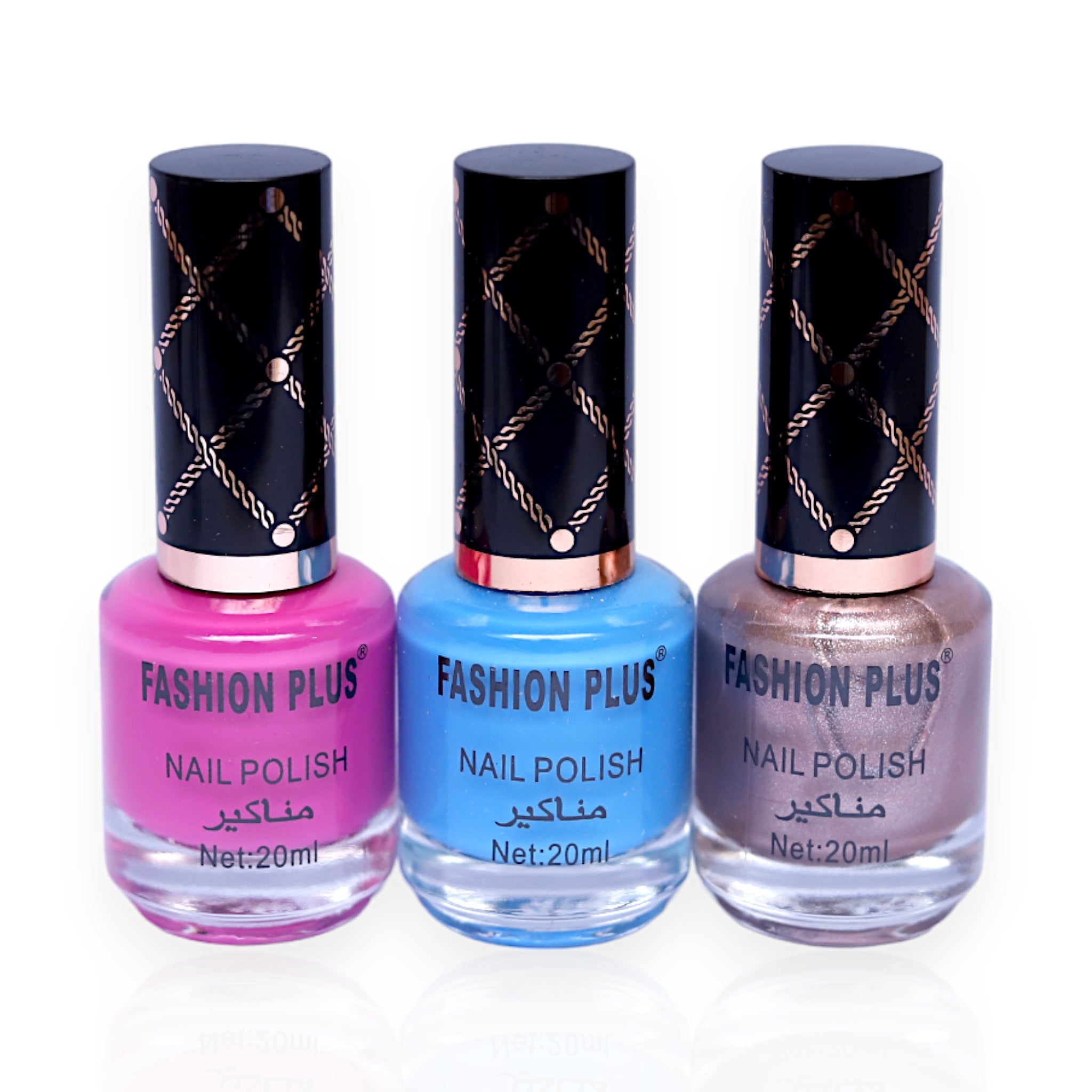 Fashion Plus Multi Color Nail Polish Set - 20 ML Nail Polish with Modern Colors  Long-Lasting Nail Polish