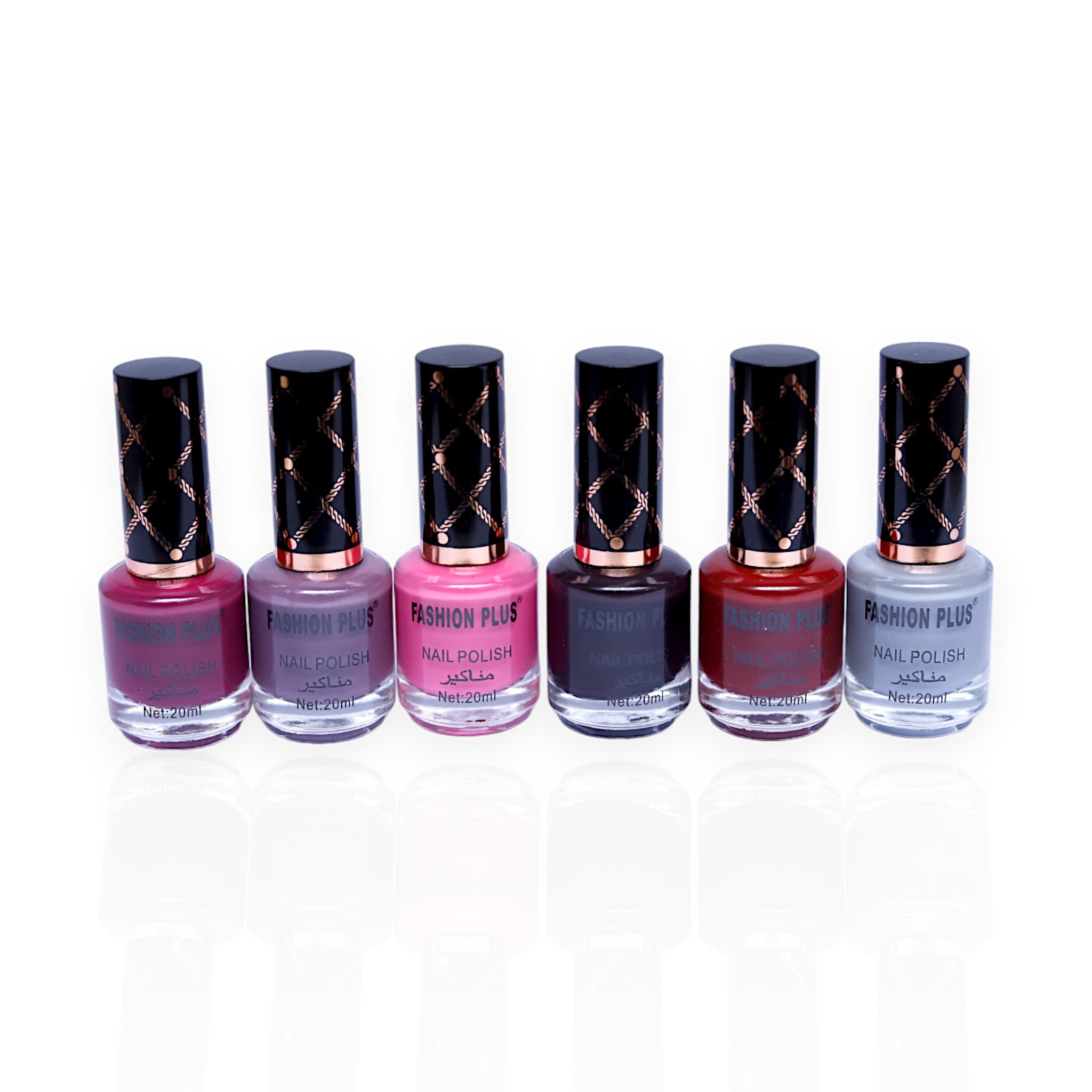 Fashion Plus Multi Color Nail Polish Set - 20 ML Nail Polish with Modern Colors | Long-Lasting Nail Polish