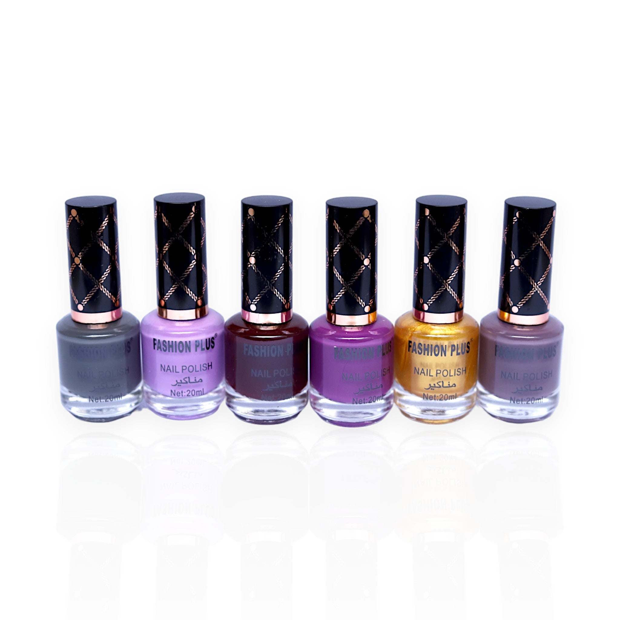 Fashion Plus Multi Color Nail Polish Set - 20 ML Nail Polish with Modern Colors | Long-Lasting Nail Polish