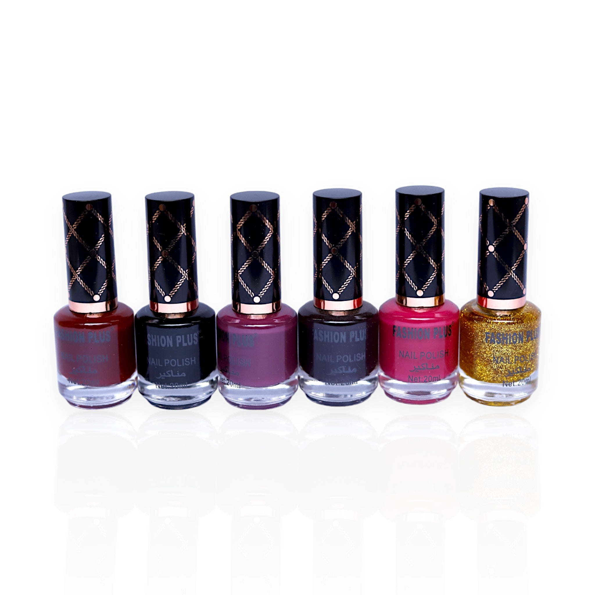 Fashion Plus Multi Color Nail Polish Set - 20 ML Nail Polish with Modern Colors | Long-Lasting Nail Polish