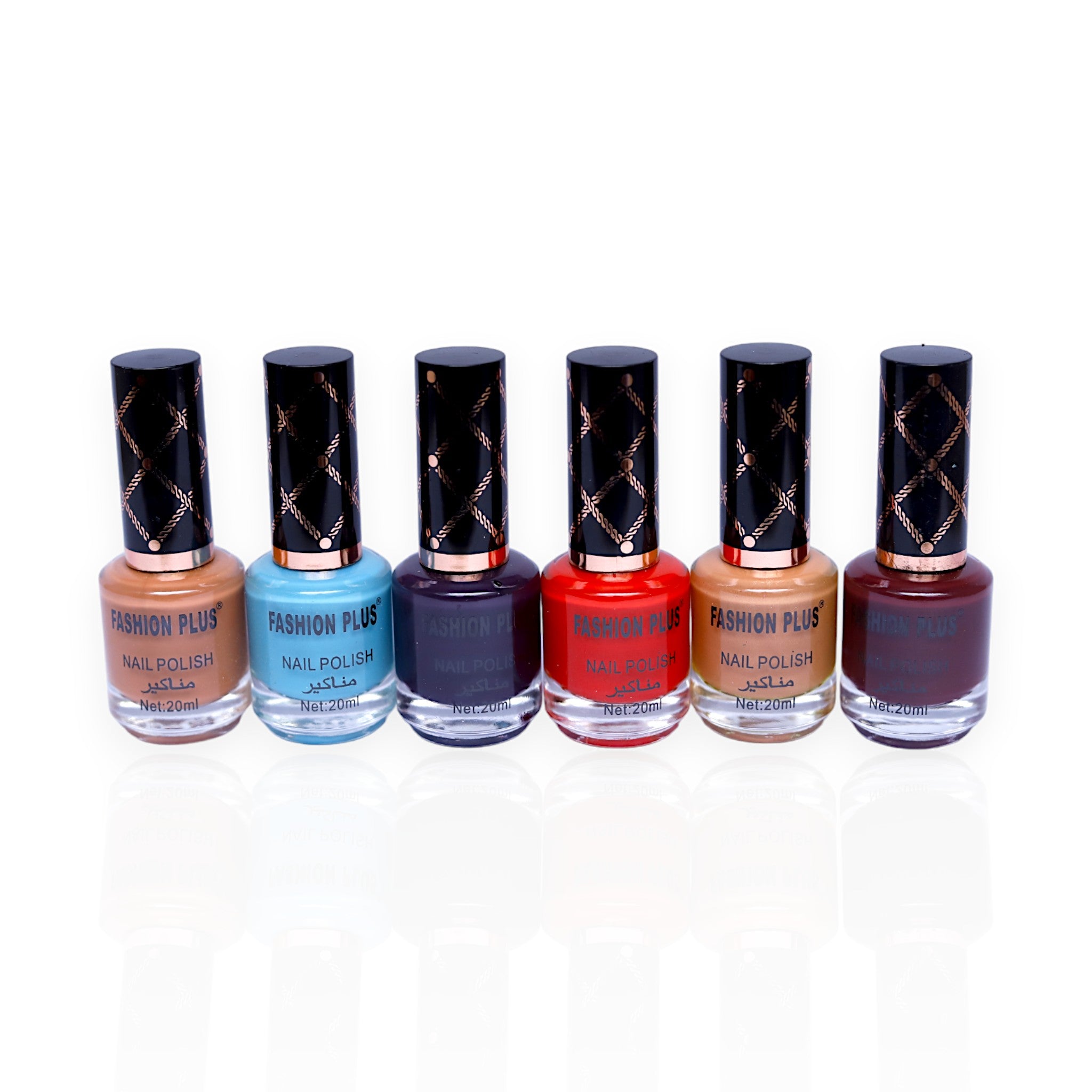 Fashion Plus Multi Color Nail Polish Set - 20 ML Nail Polish with Modern Colors | Long-Lasting Nail Polish