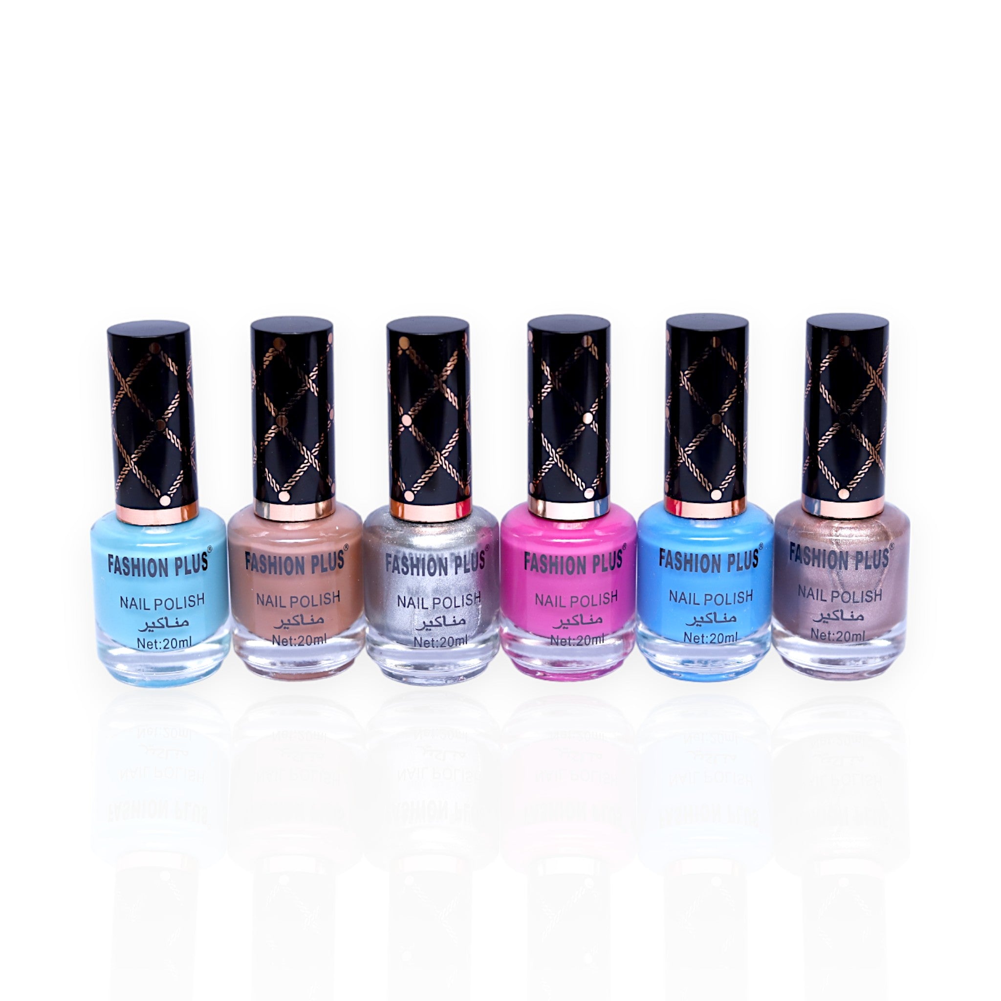 Fashion Plus Multi Color Nail Polish Set - 20 ML Nail Polish with Modern Colors  Long-Lasting Nail Polish