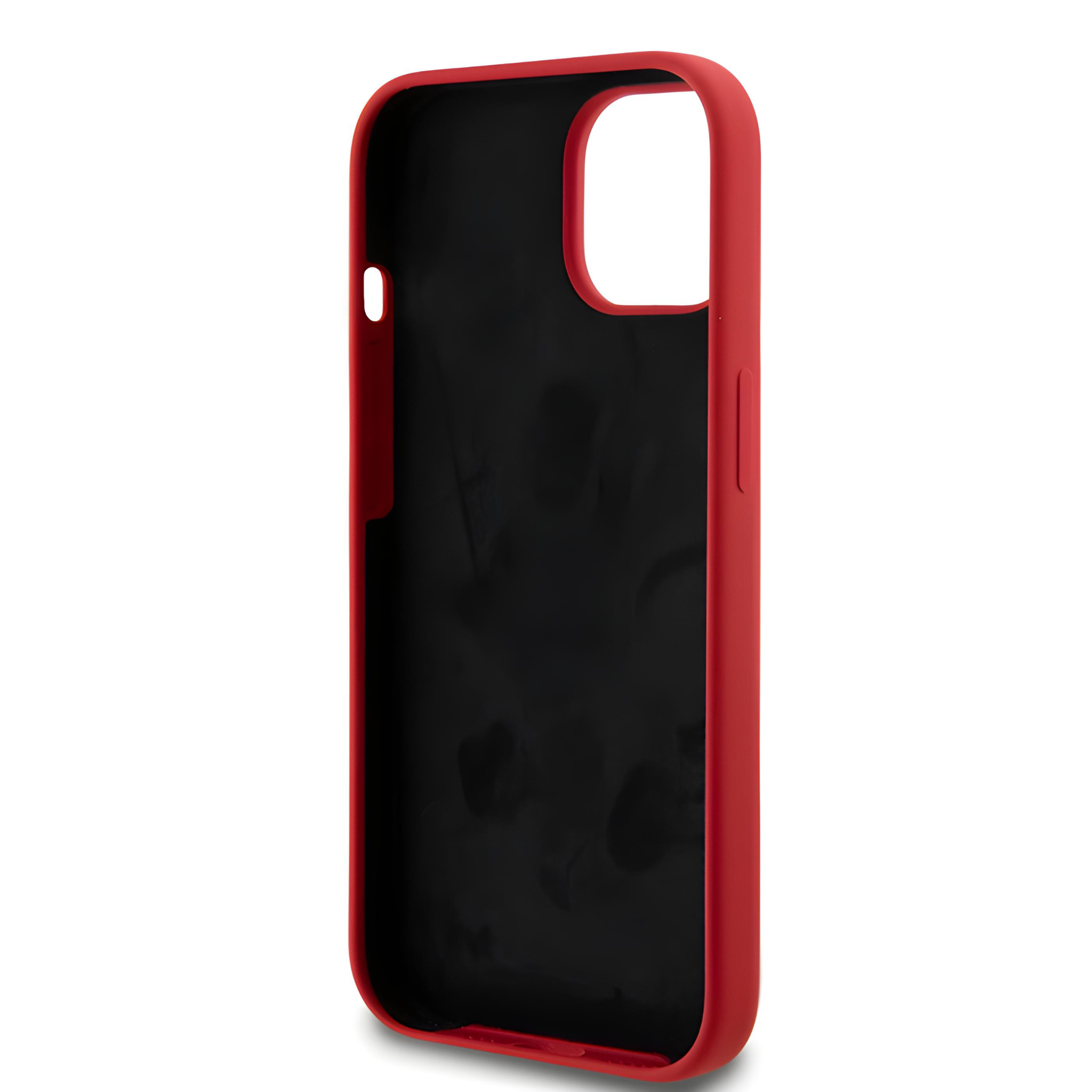 Ferrari iPhone 15 Pro Liquid Silicone Case - Red