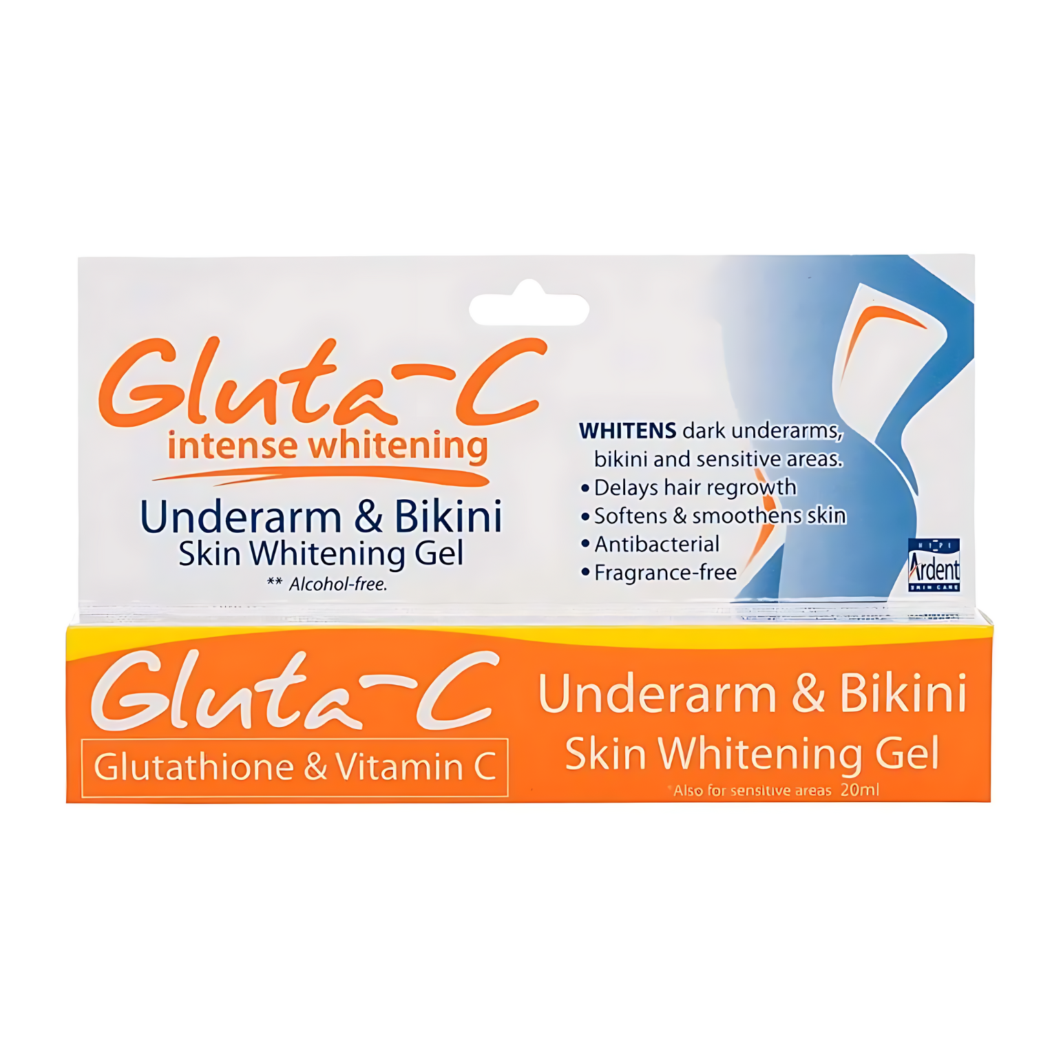 Gluta C Intense Whitening Underarm & Bikini Skin Whitening Gel - 20ml