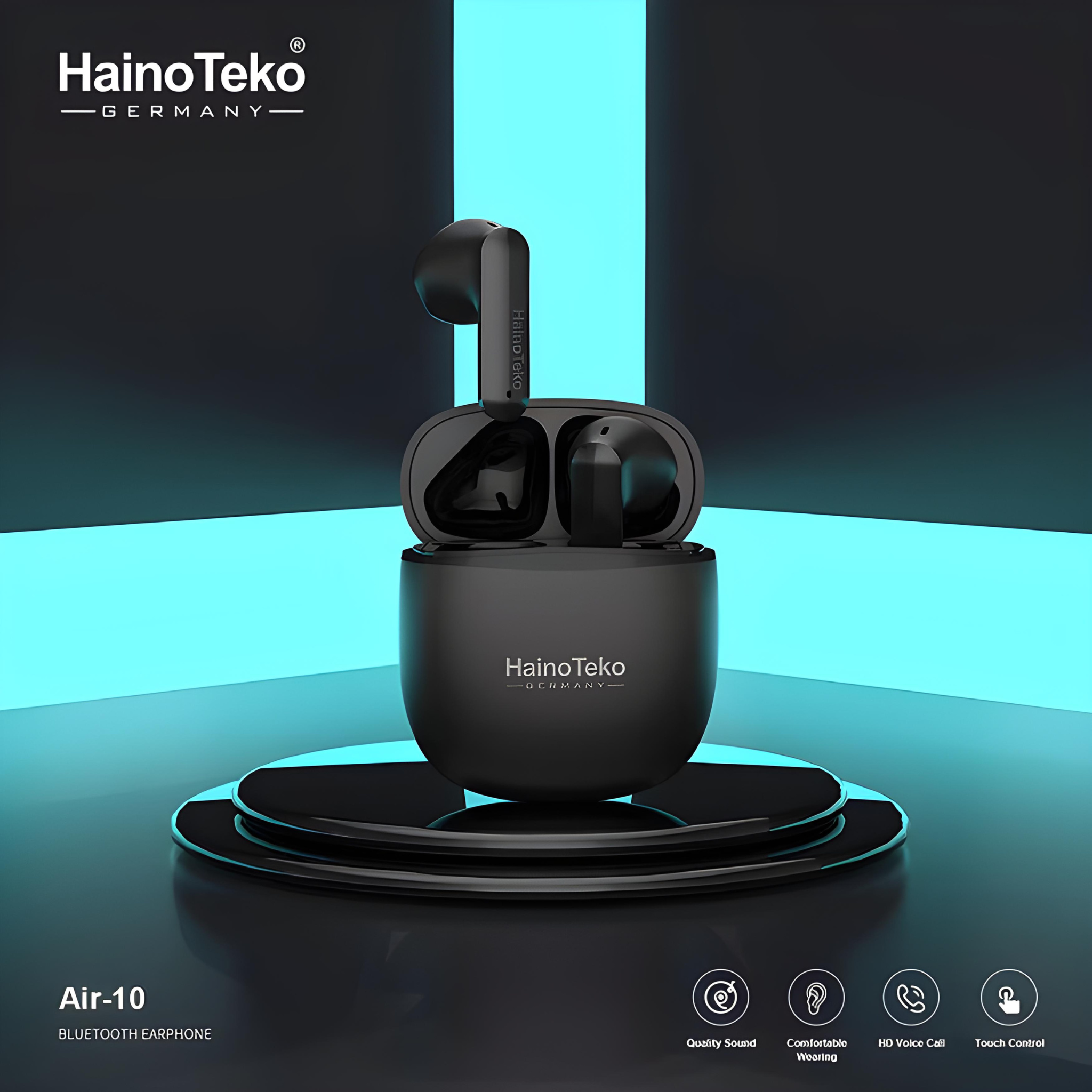 Haino Teko Germany Air-10 True Wireless Earphones - Long-Lasting Battery & Crystal-Clear Sound