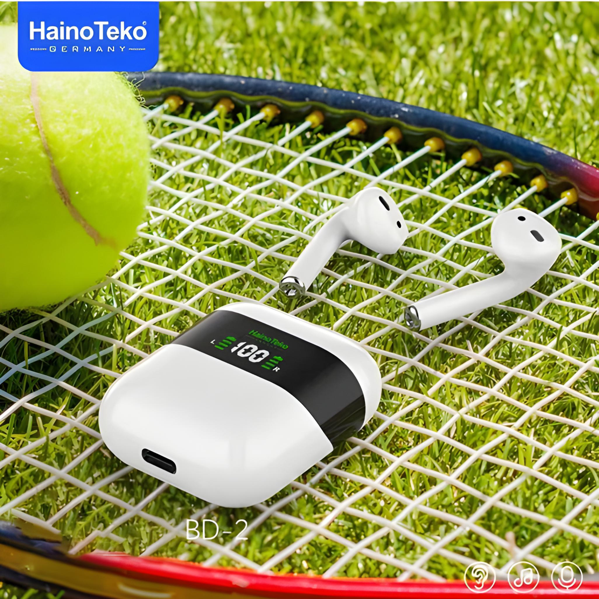 Haino Teko Germany BD-2 AirPods - Wireless Earphones with Long-Lasting Battery & Clear Sound