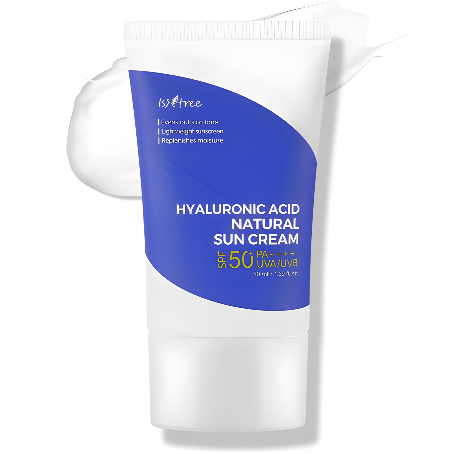 ISNTREE Hyaluronic Acid Natural Suncream SPF50 50ml, 1.69 fl.oz