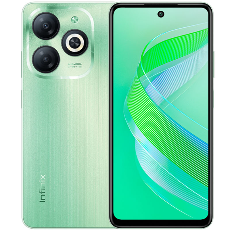 Infinix Smart 8 Crystal Green 4GB RAM 64GB Dual SIM With Official Warranty