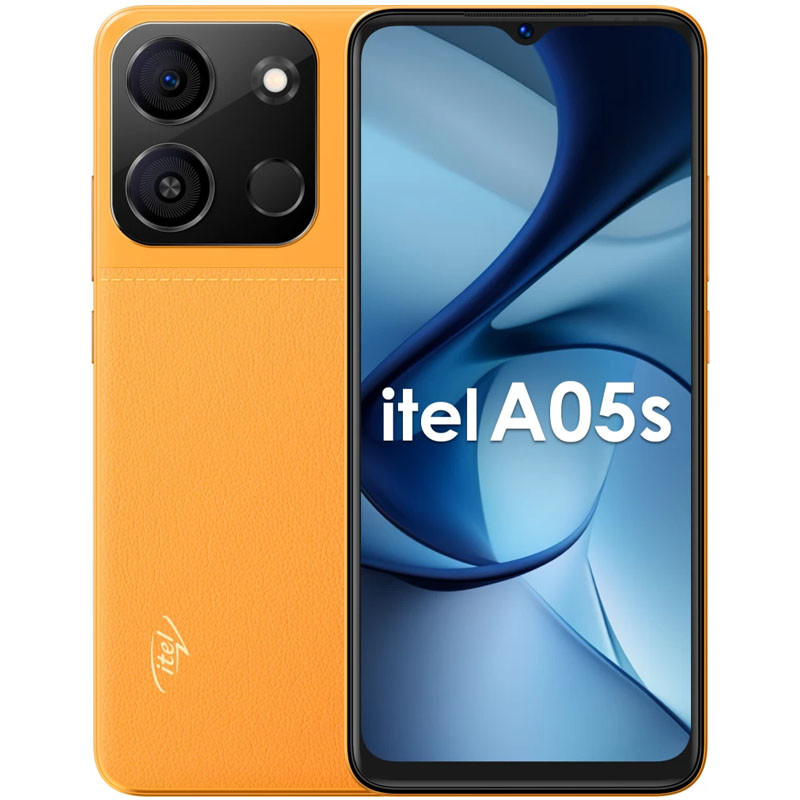 Itel A05s Orange 4GB RAM 64GB Dual SIM With Official Warranty