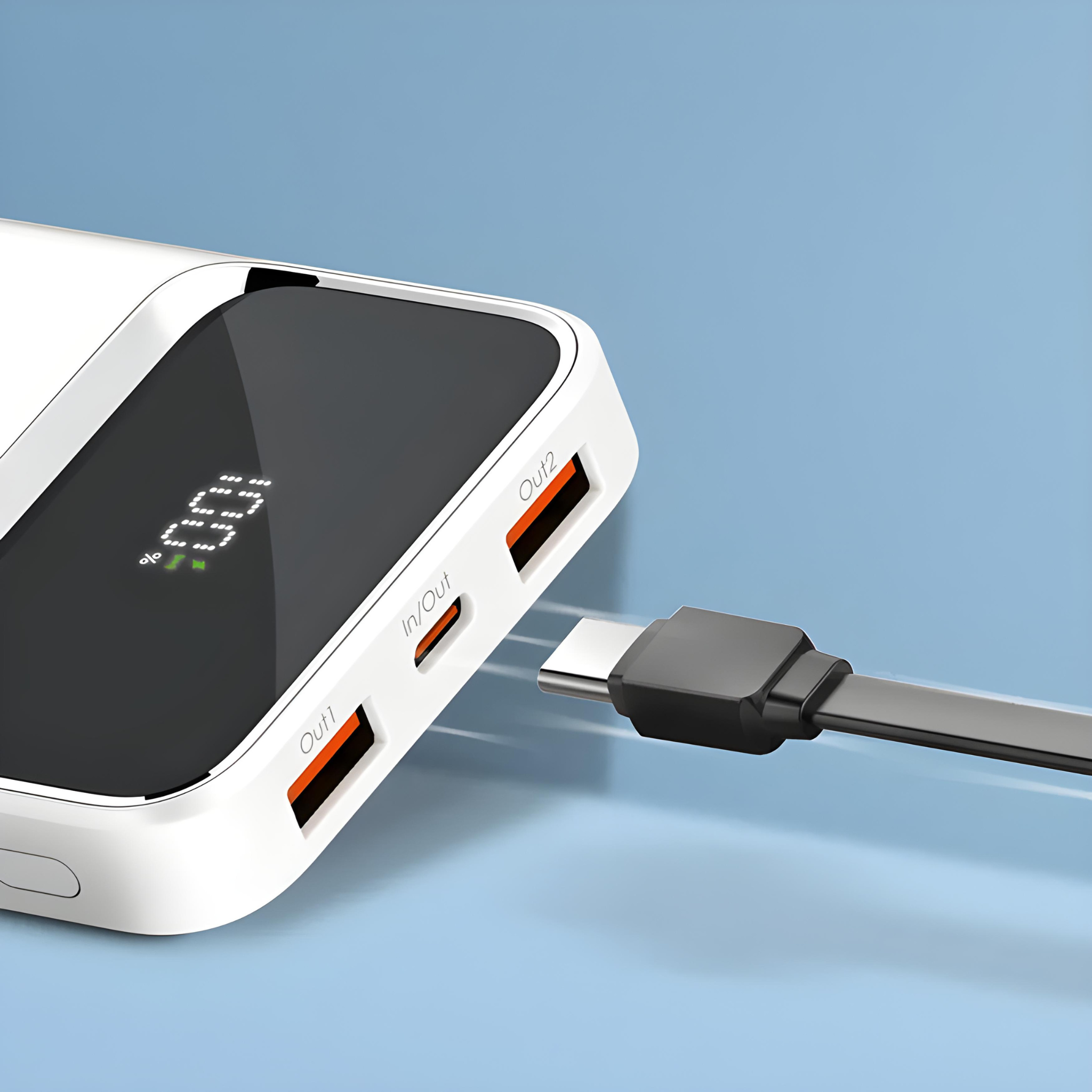 LDNIO Power Bank 22.5W PD + QC3.0 Wireless Fast Charging Power Bank - 10000mAh Portable Charger