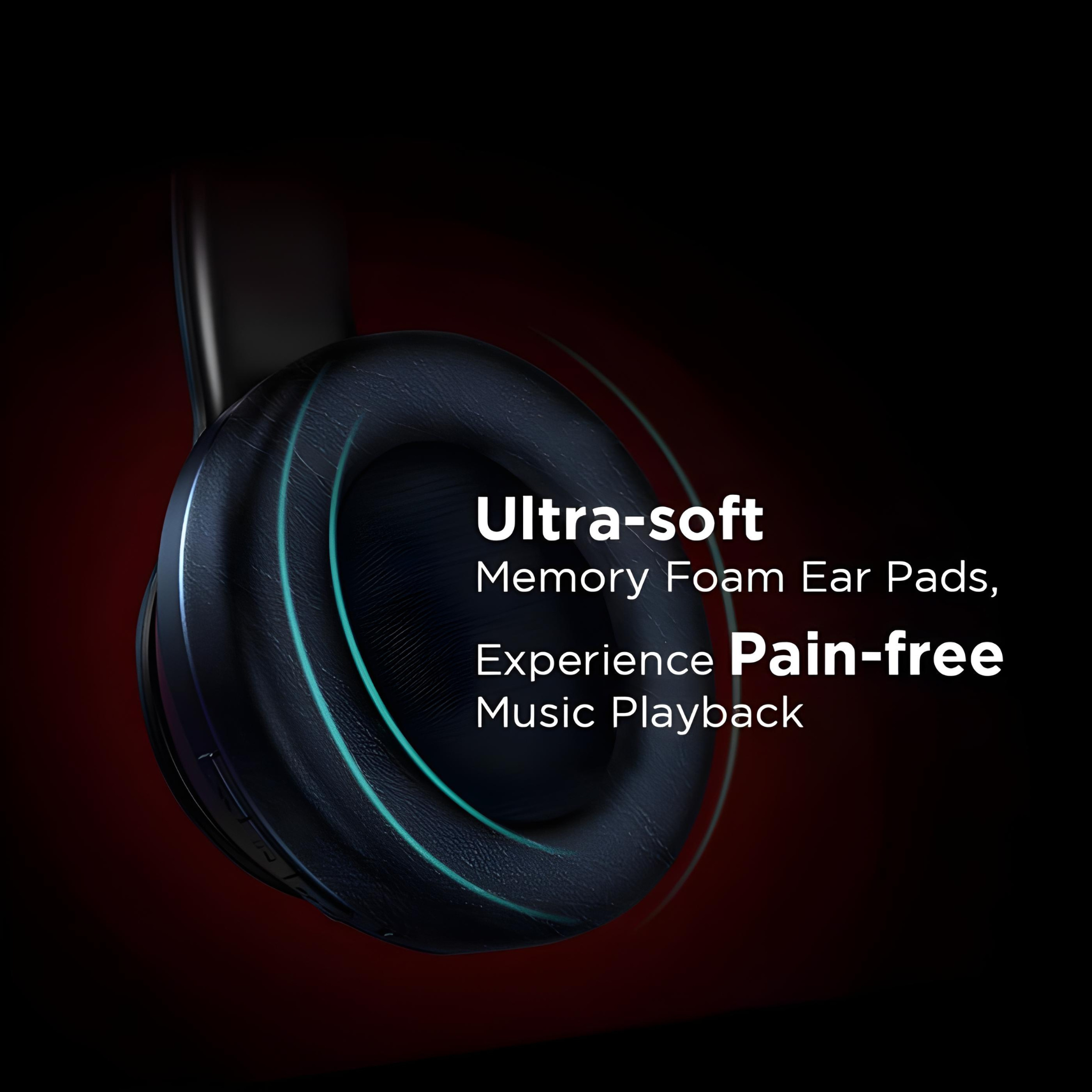 Lenovo HD200 Bluetooth Earphone - Over-Ear Foldable Wireless Headphones with 20H Playtime