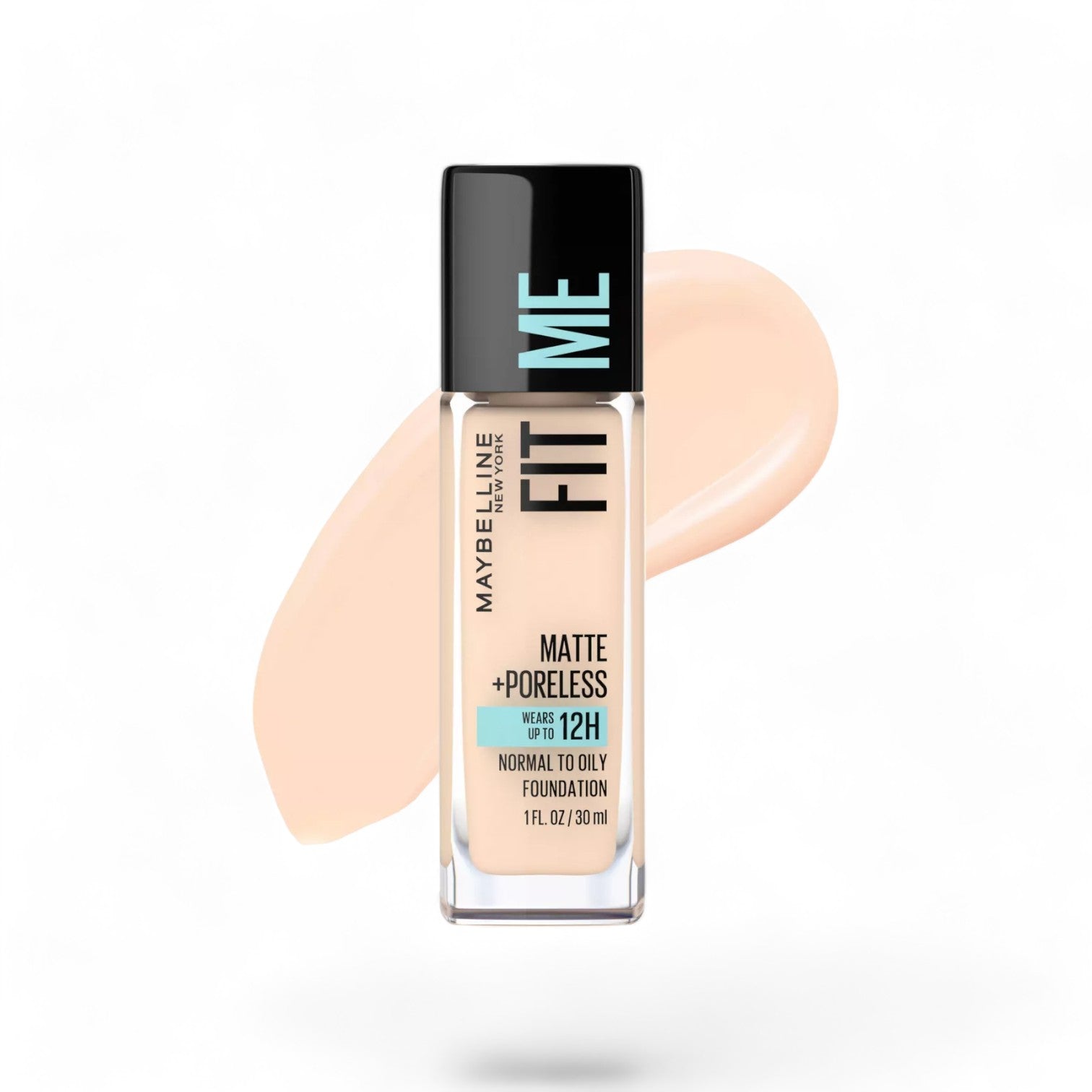 Maybelline Fit Me Matte + Poreless Oil Free Liquid Foundation  105 Fair Ivory