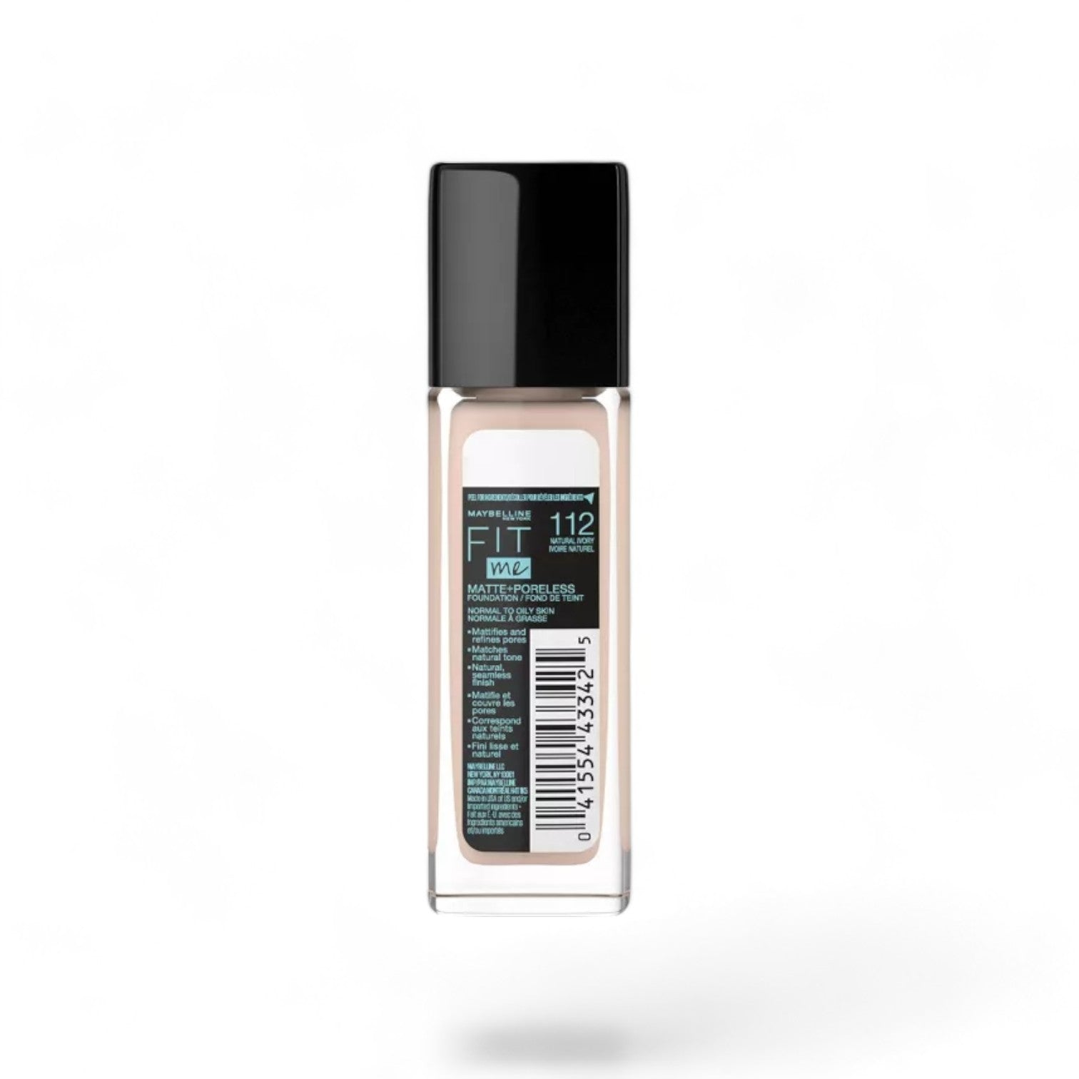 Maybelline Fit Me Matte + Poreless Oil Free Liquid Foundation  112 Natural Ivory