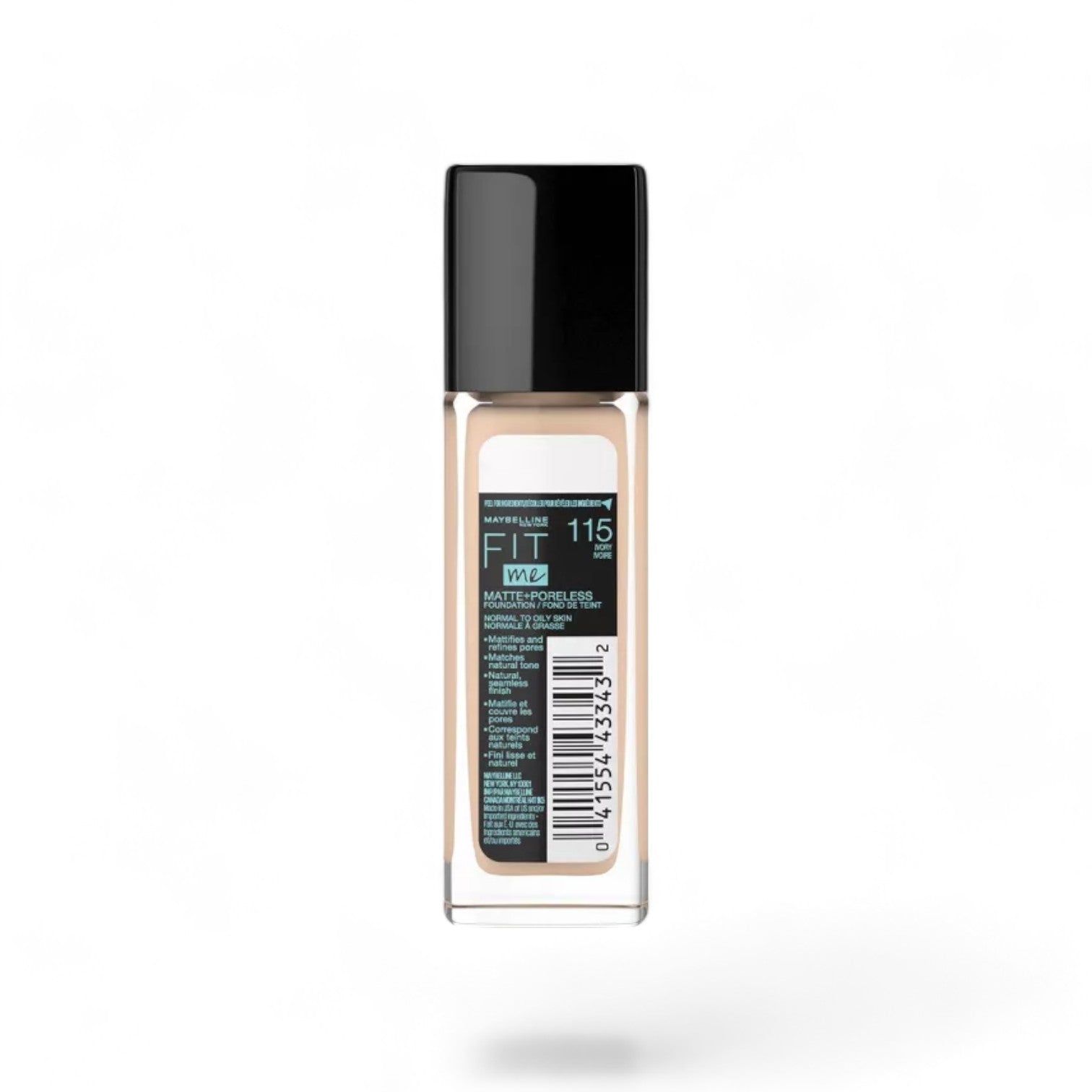 Maybelline Fit Me Matte + Poreless Oil Free Liquid Foundation  115 Ivory