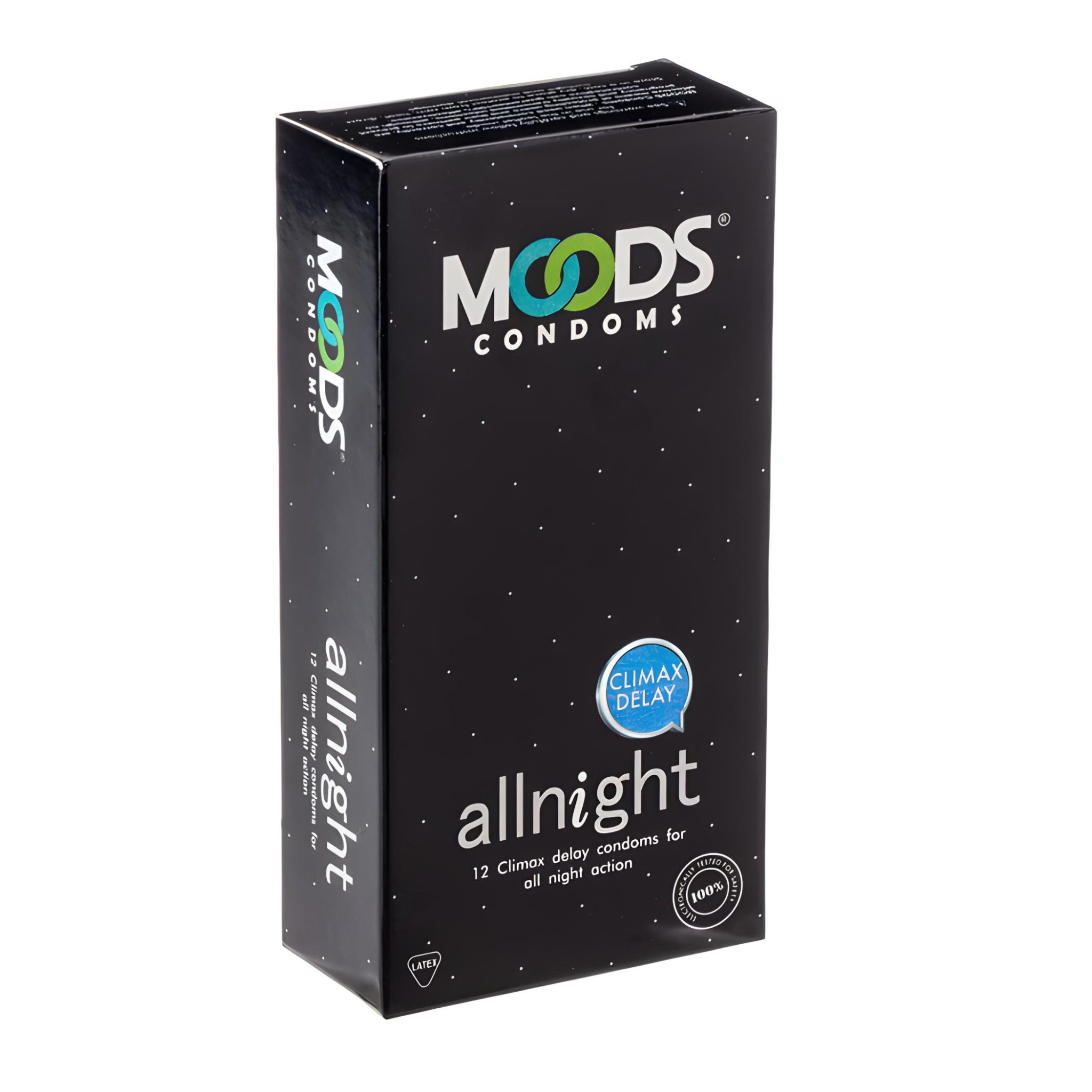 Moods All Night Condoms - Delay Climax & Extend Pleasure