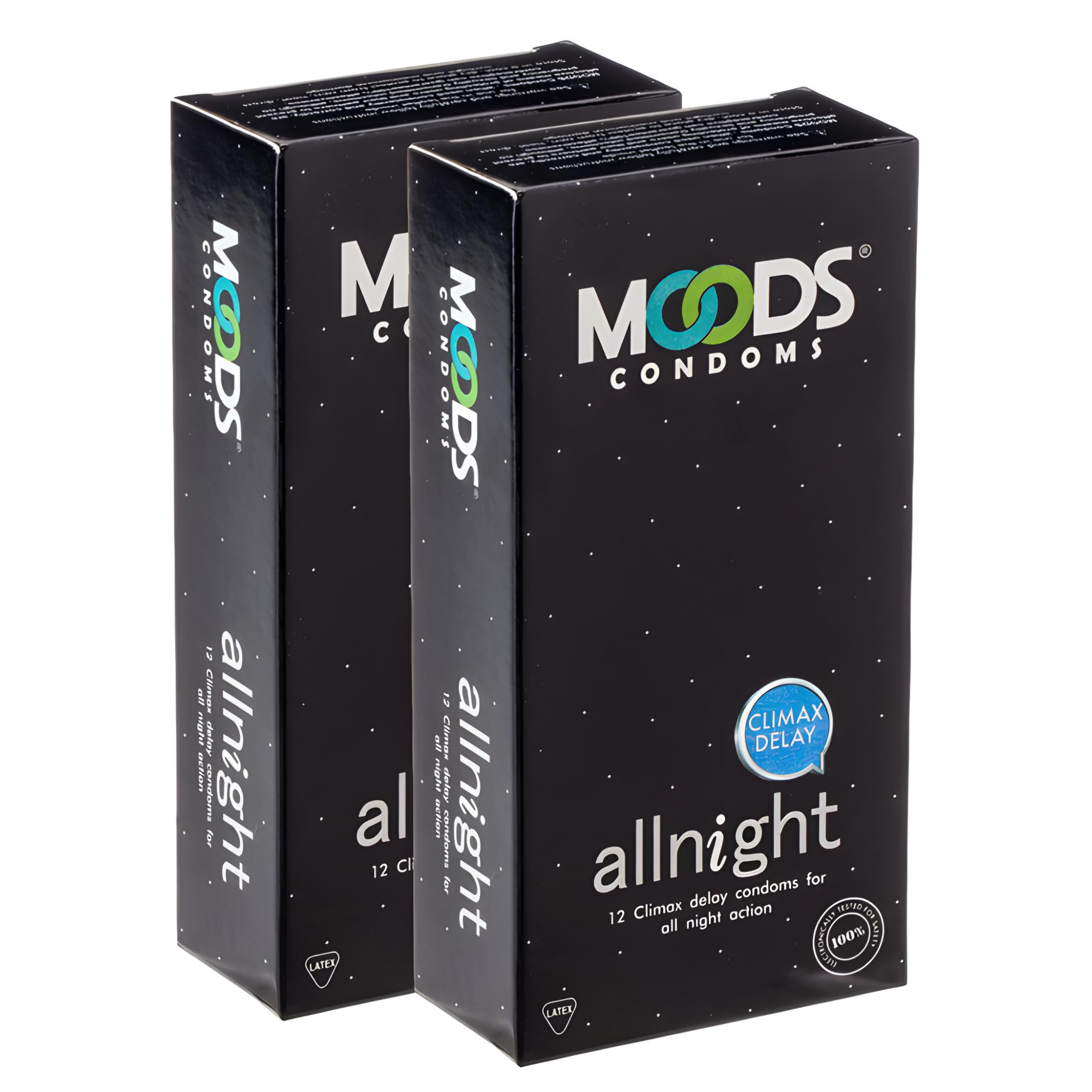 Moods All Night Condoms - Delay Climax & Extend Pleasure