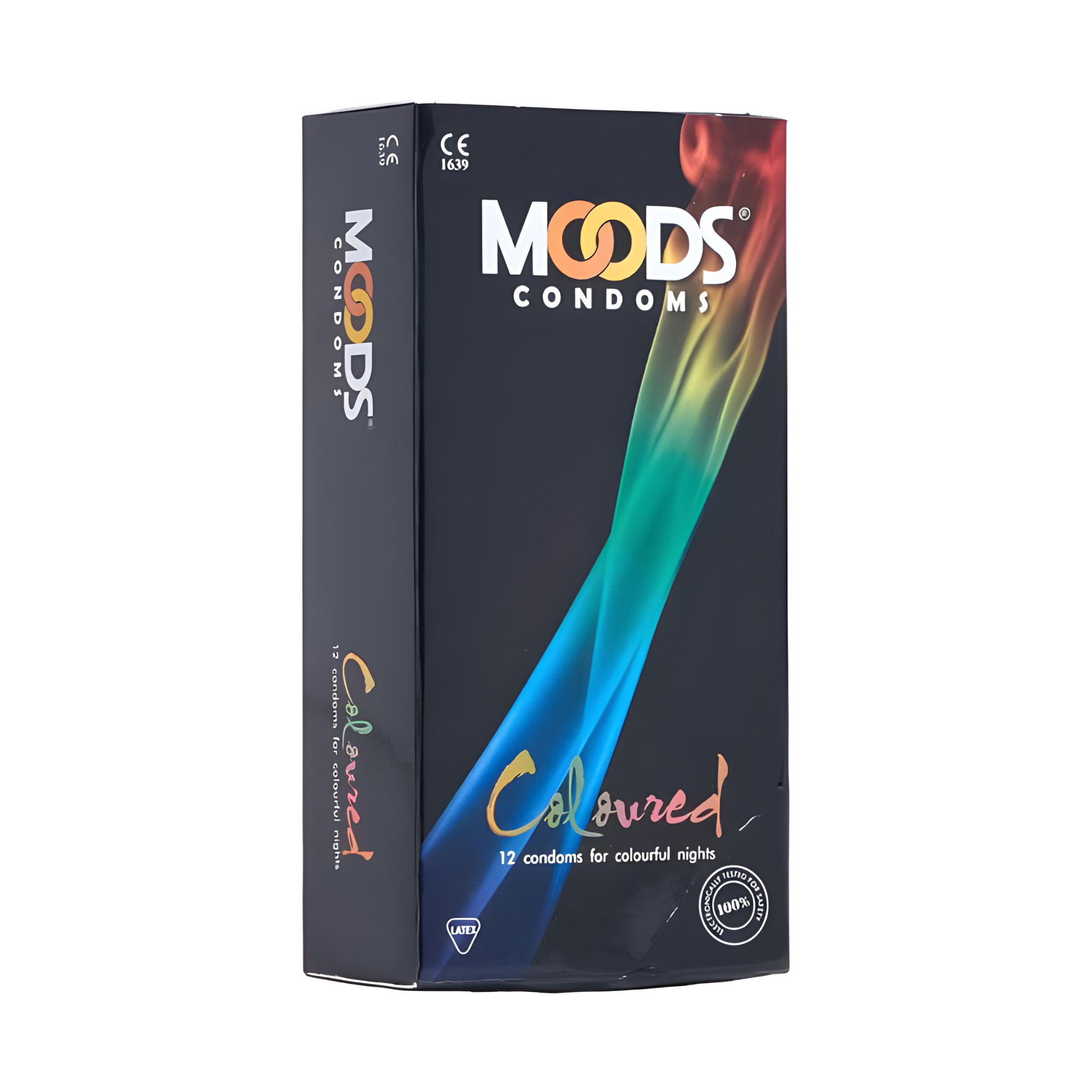 Moods Colored Condoms - 12 Pieces | Fun and Safe Lovemaking