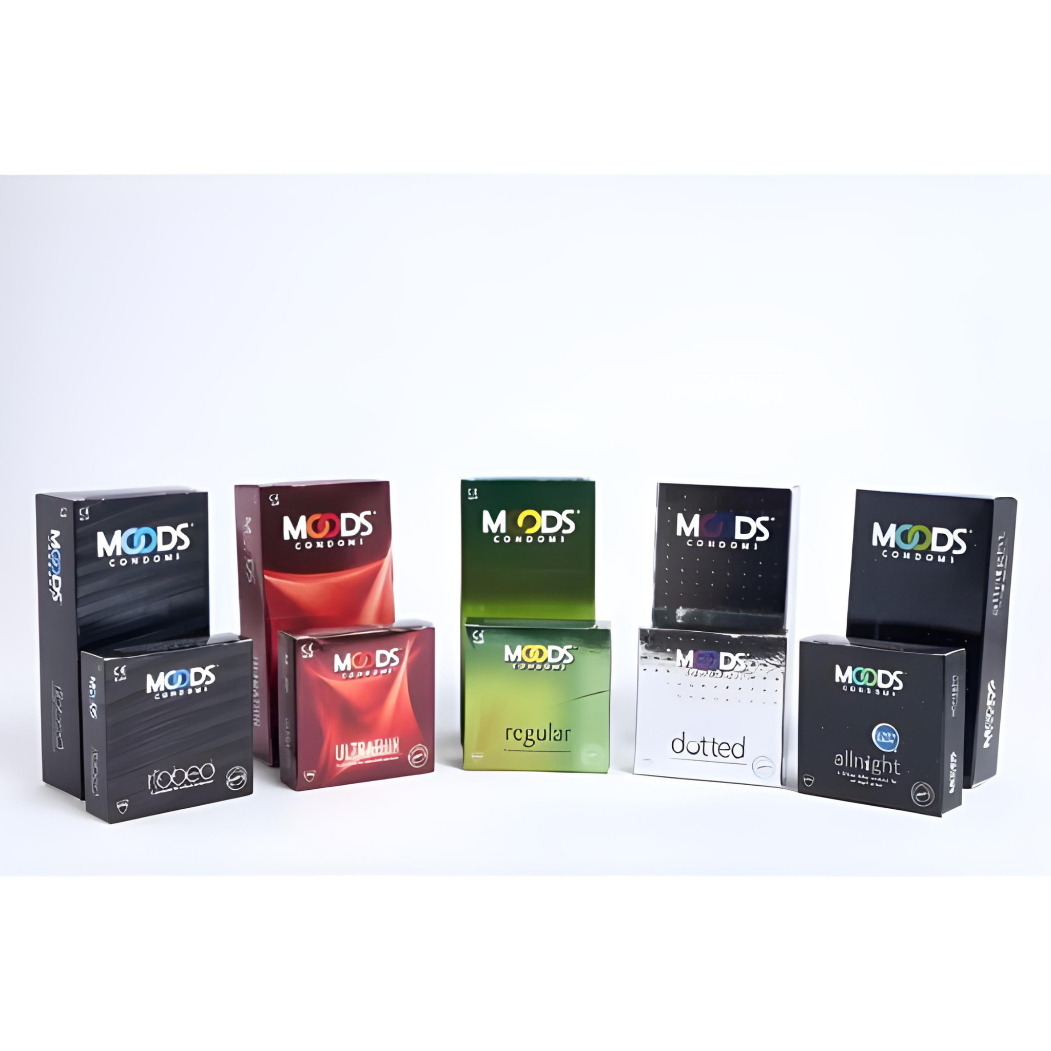 Moods Colored Condoms - 12 Pieces | Fun and Safe Lovemaking