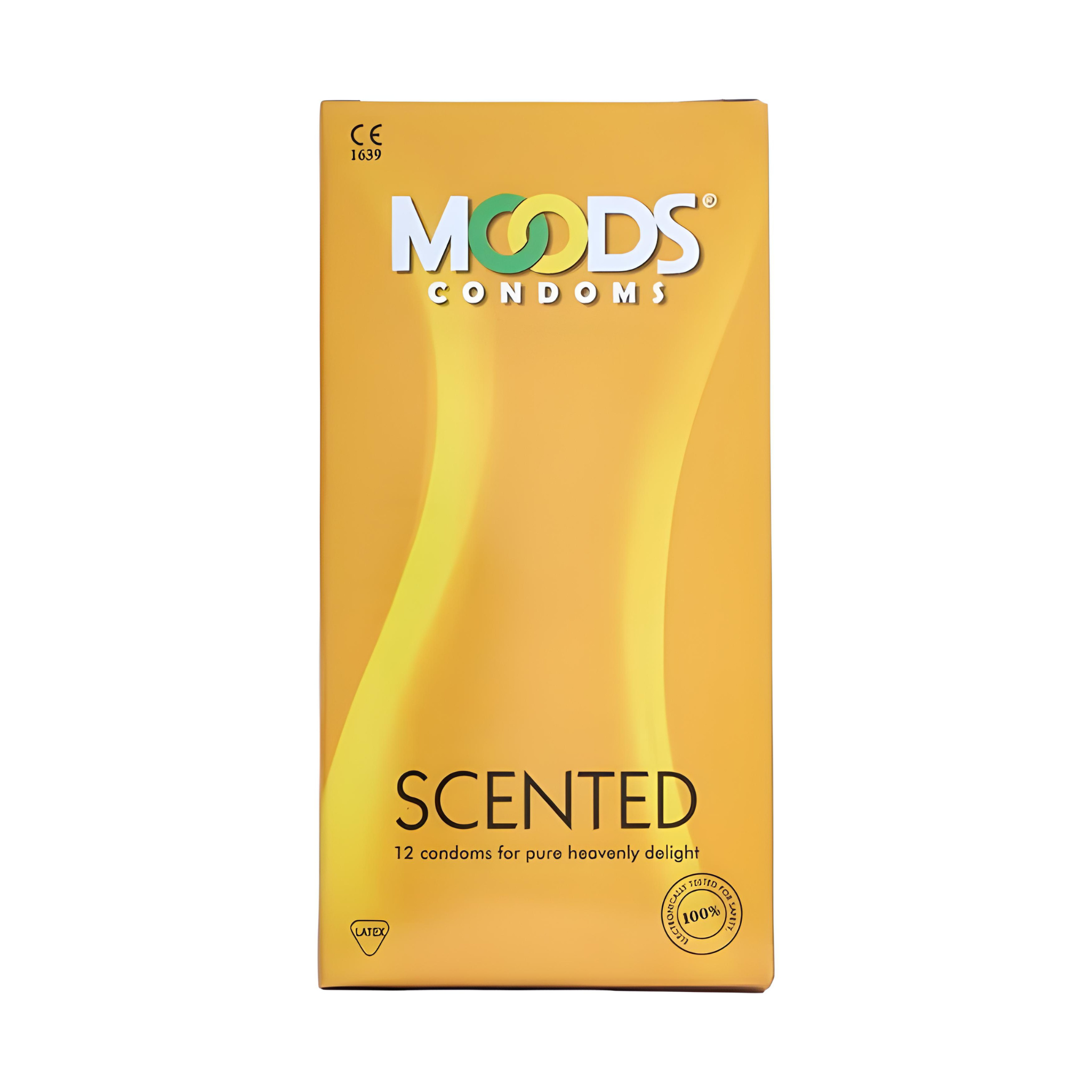 Moods Scented Condoms - 12 Pieces | Sensual and Safe Lovemaking