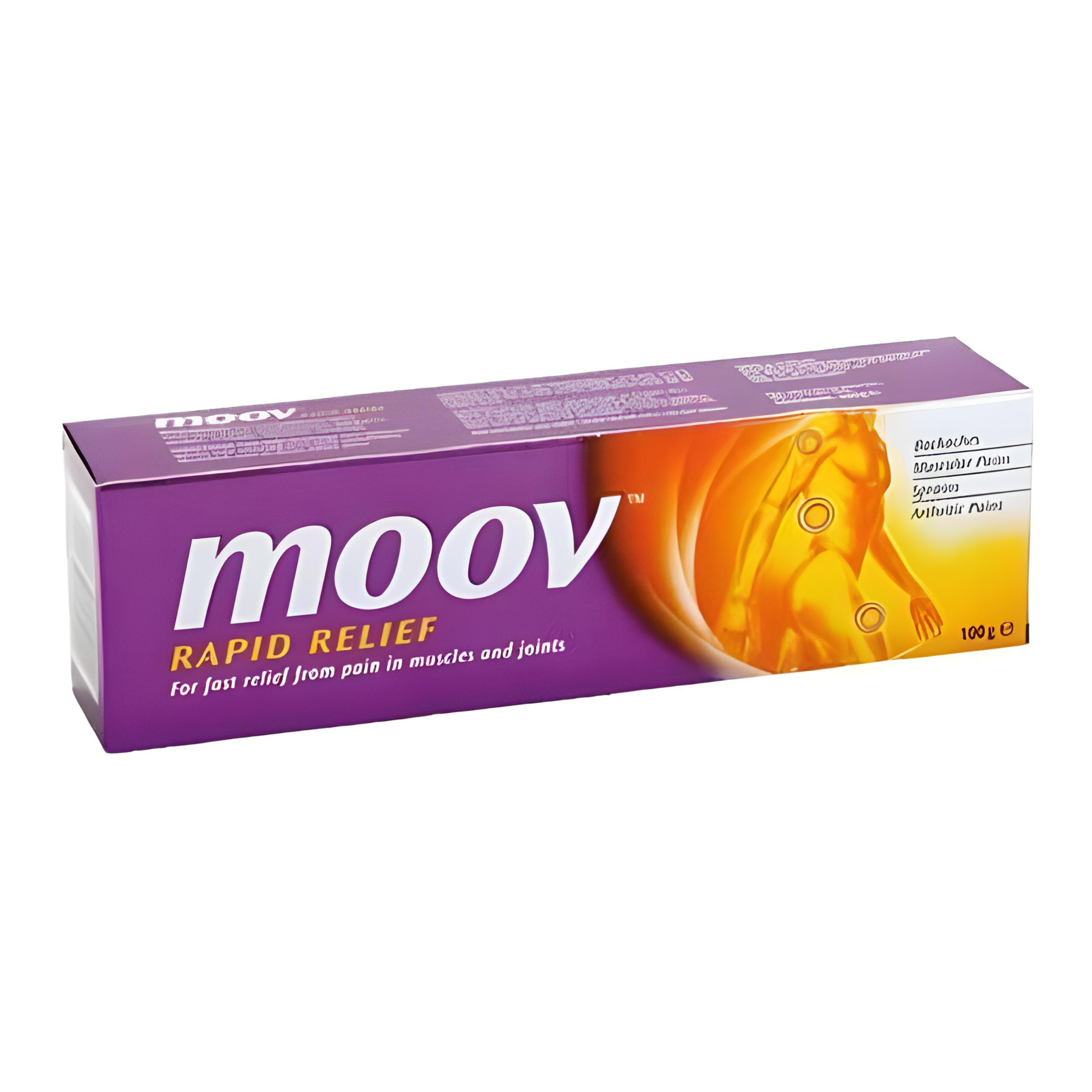 Moov Rapid Relief Cream for Pain in Muscles and Joints (100g) - Fast and Effective Pain Relief