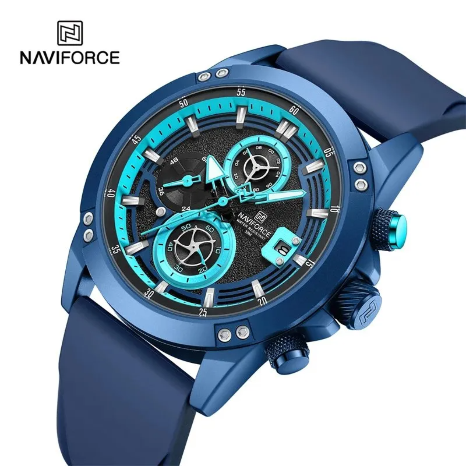 NaviForce NF-8033 Dynamic Dial Bold & Eye Catching Waterproof Hand Watch