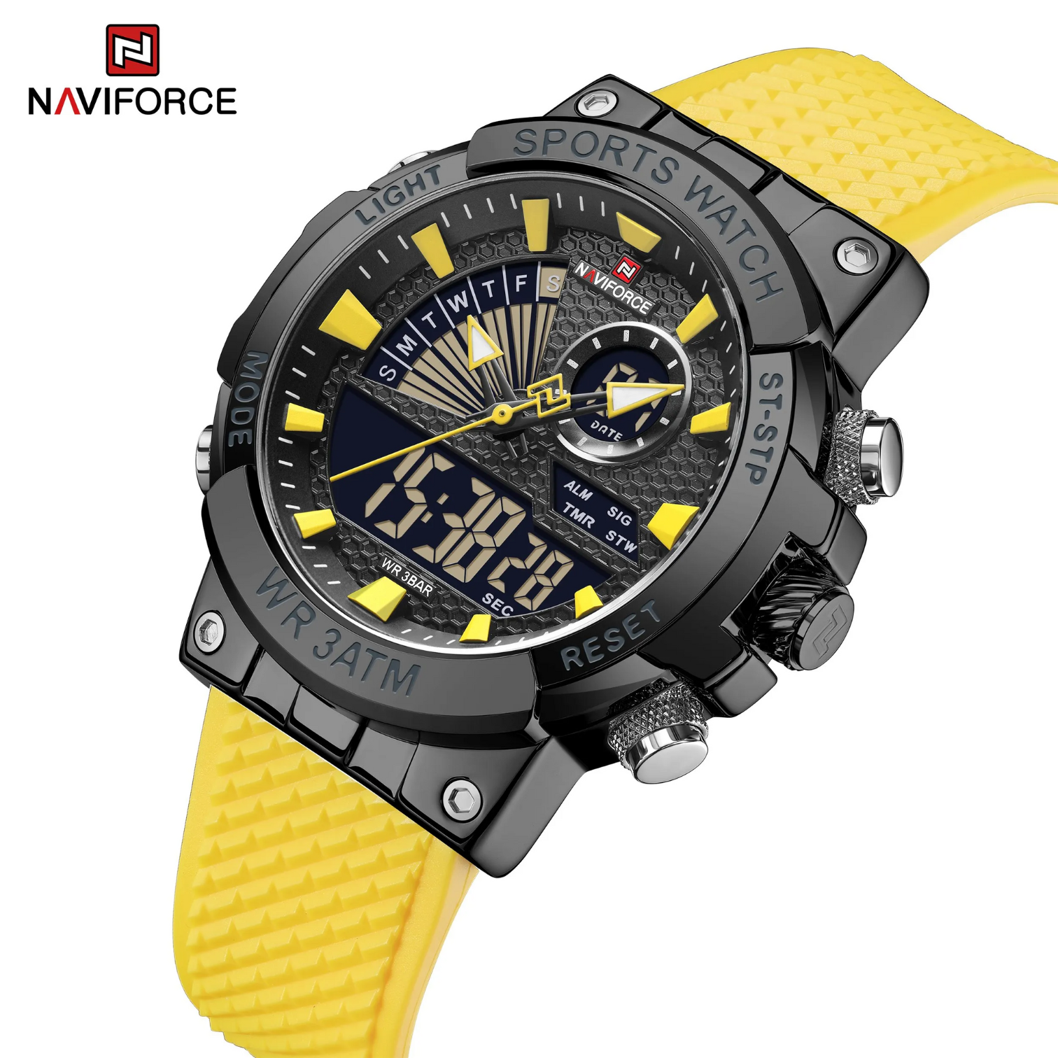 NaviForce NF-9219 Doppio Edition Affordable High Quality Waterproof Hand Watch