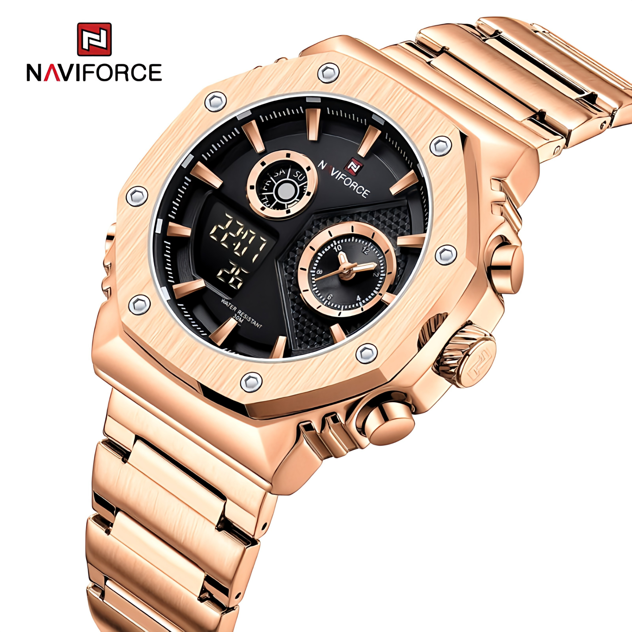 Naviforce 9216S Dual Time Edition | Precision Timekeeping