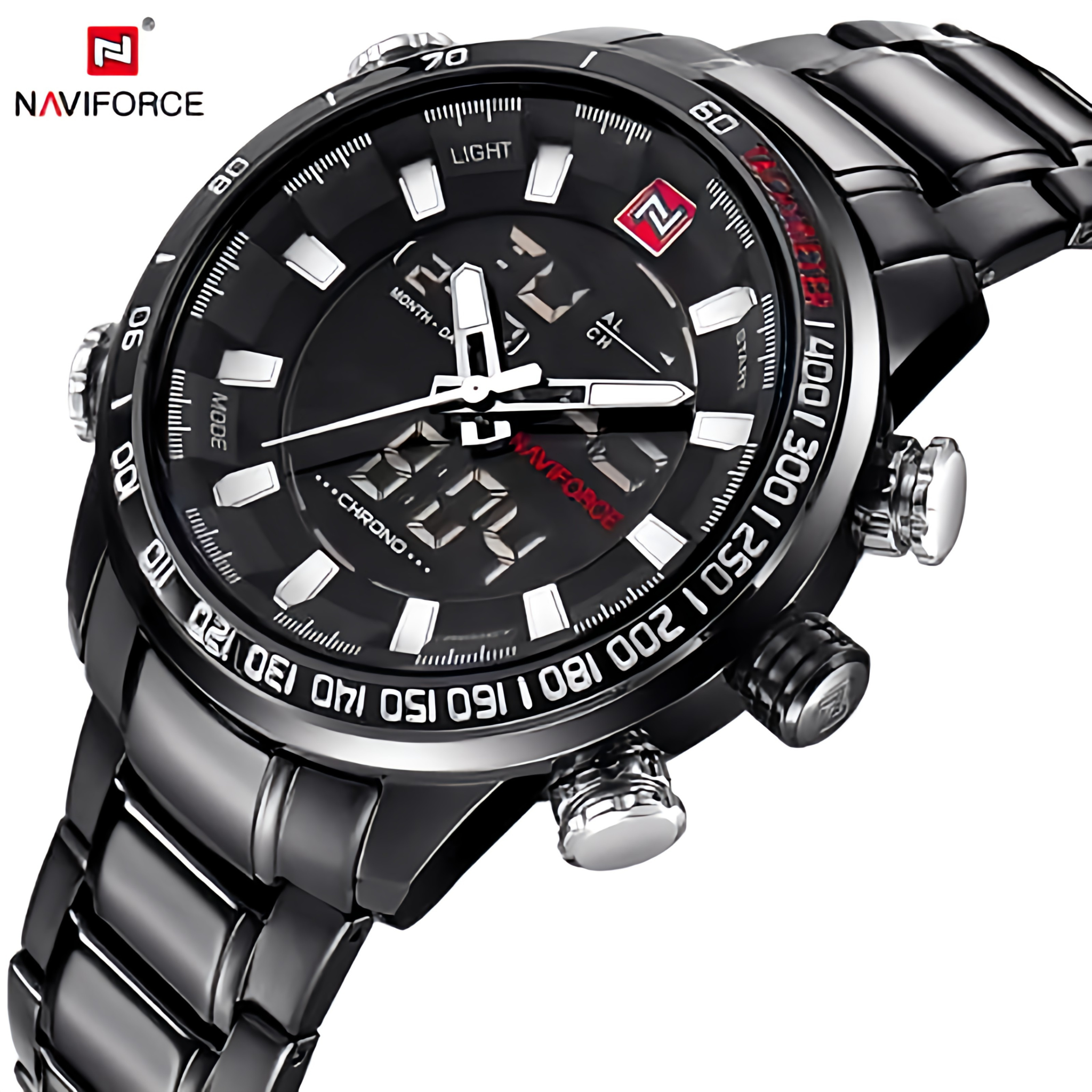 Naviforce Dual Time Edition Watch - Stylish Timepiece with Dual Time Zone