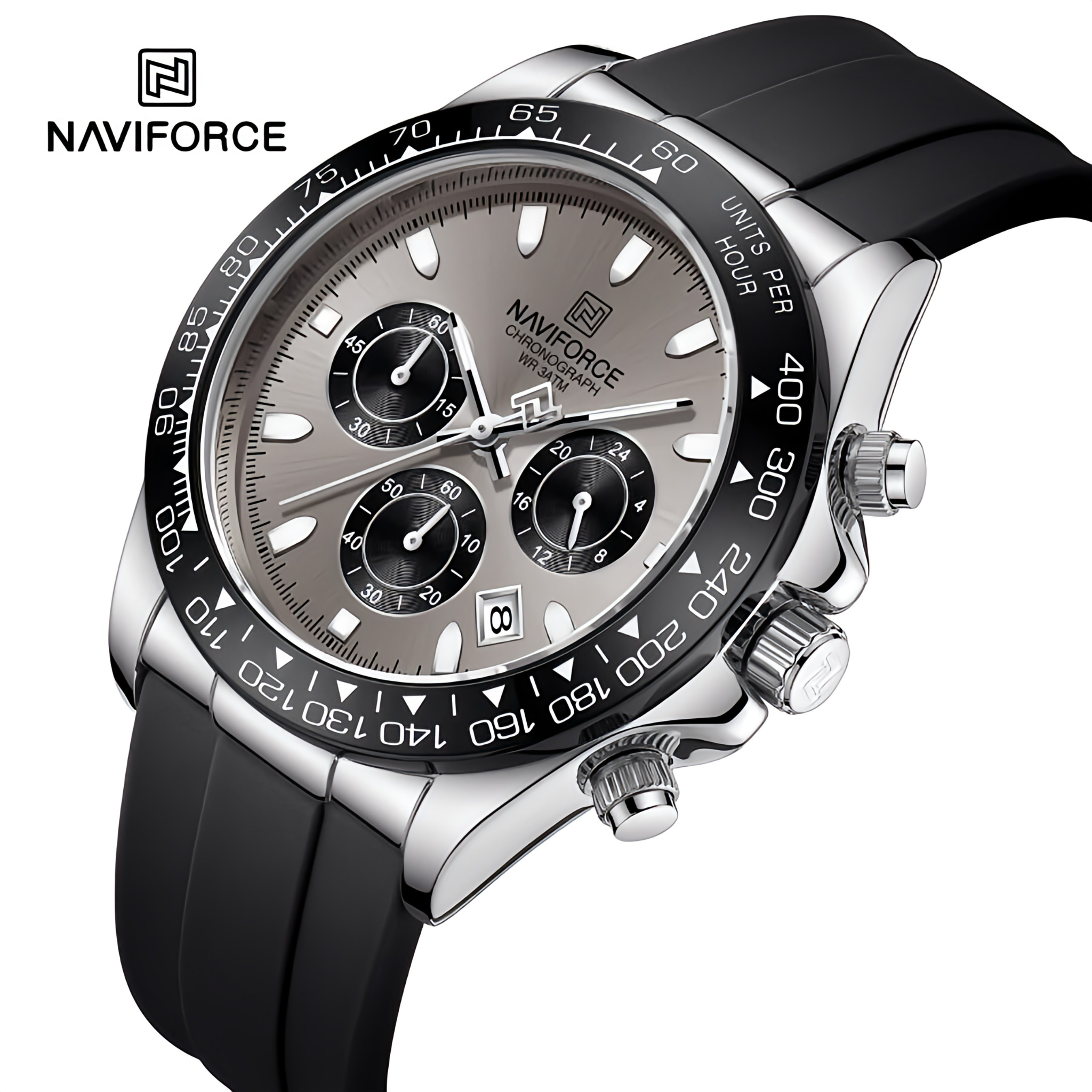 Naviforce NF-8054 Flex Chrono Men's Watch