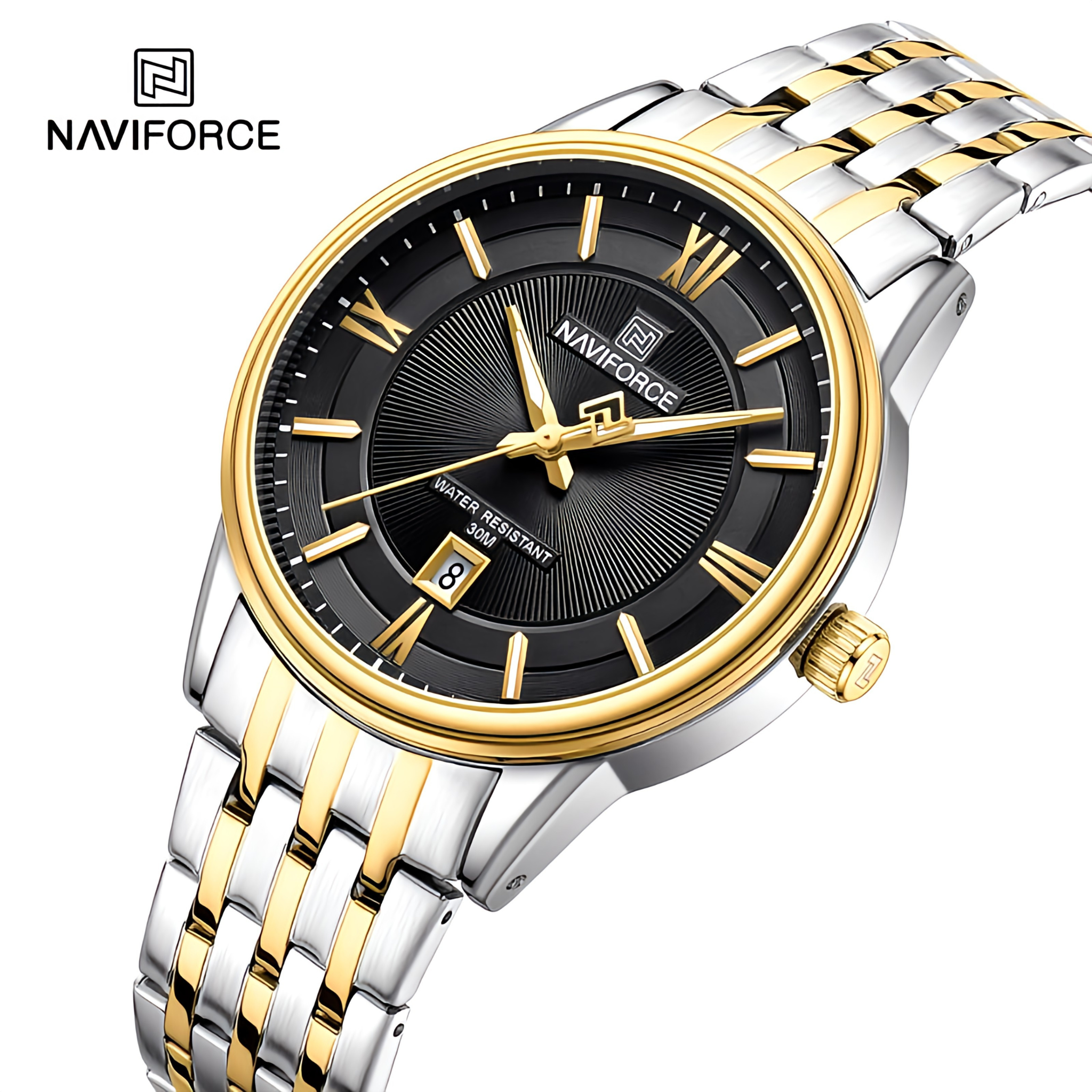  Naviforce NF8040 Exclusive Date Edition Men's Watch - Stylish Timepiece