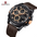 Naviforce NF 9225 Dual Time Edition - Men's Leather Strap