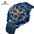 Naviforce NF 9225 Dual Time Edition - Men's Leather Strap